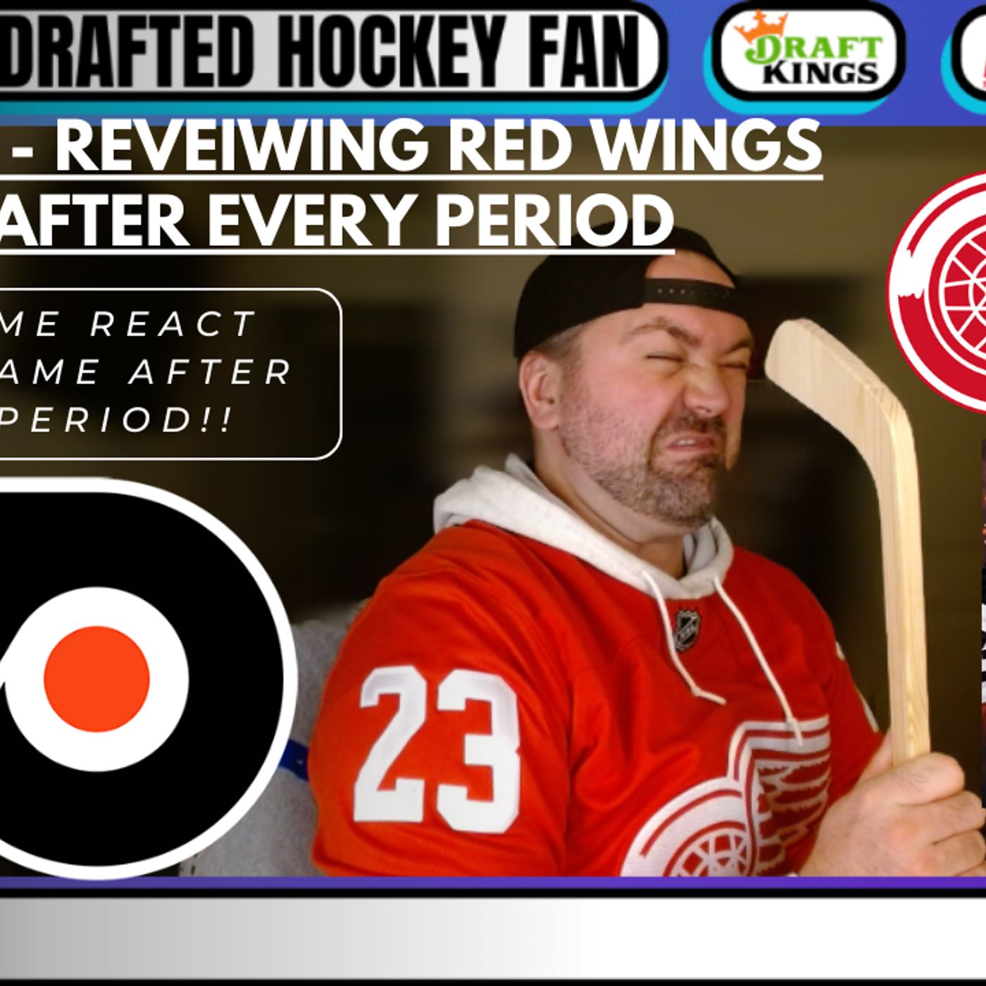 Day 29/45 - Reviewing Detroit Red Wings VS Philadelphia Flyers After Every Period; Michkov is good