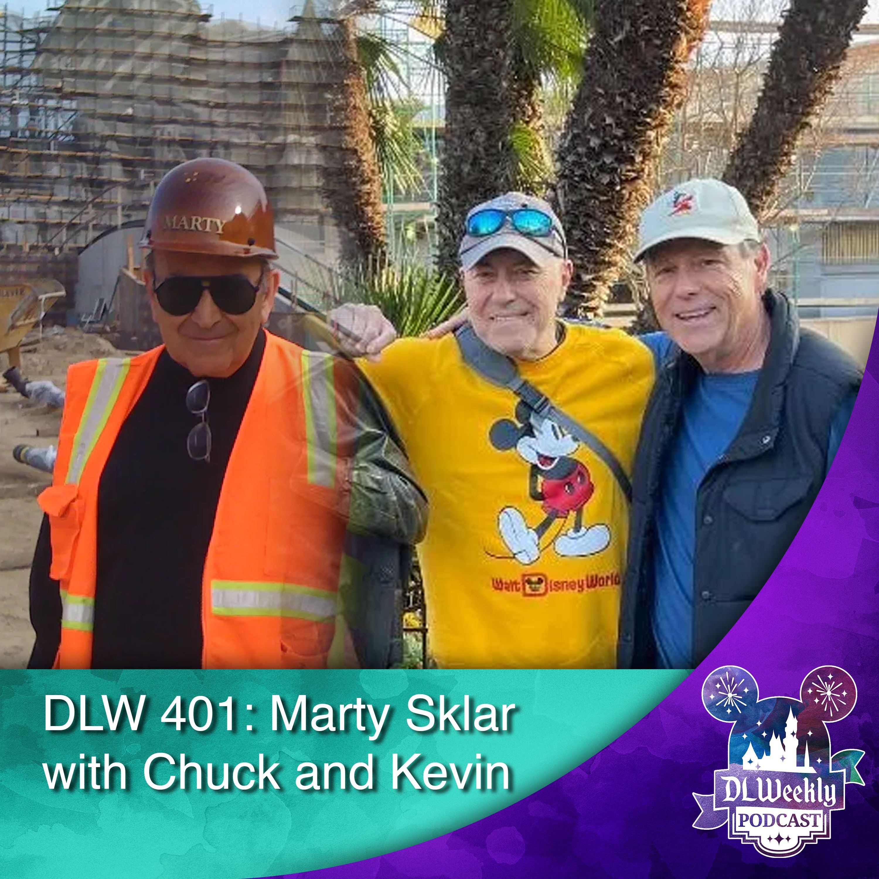 Marty Sklar with Chuck and Kevin