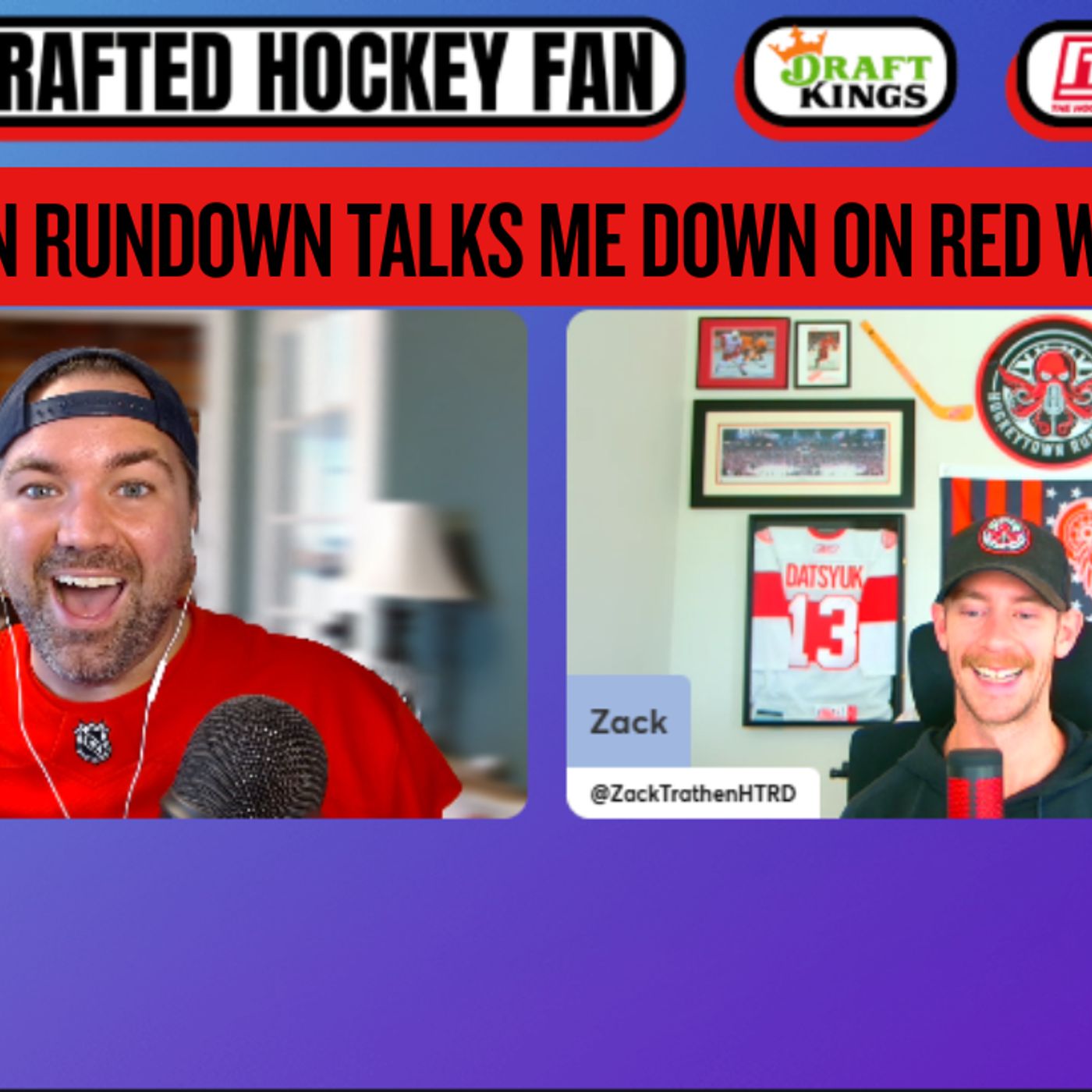 I have Detroit Red Wings Breakdown. Zack of HockeytownRundown⁩  helps talk me down from my rant