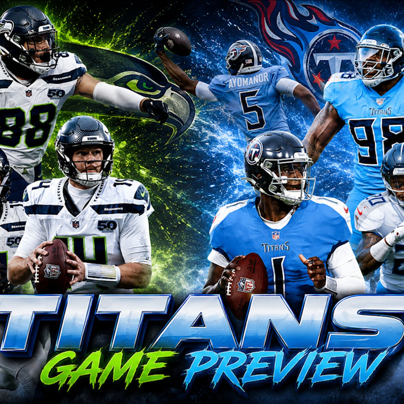 Seattle Seahawks at Tennessee Titans Game Preview | The BNB Show episode artwork