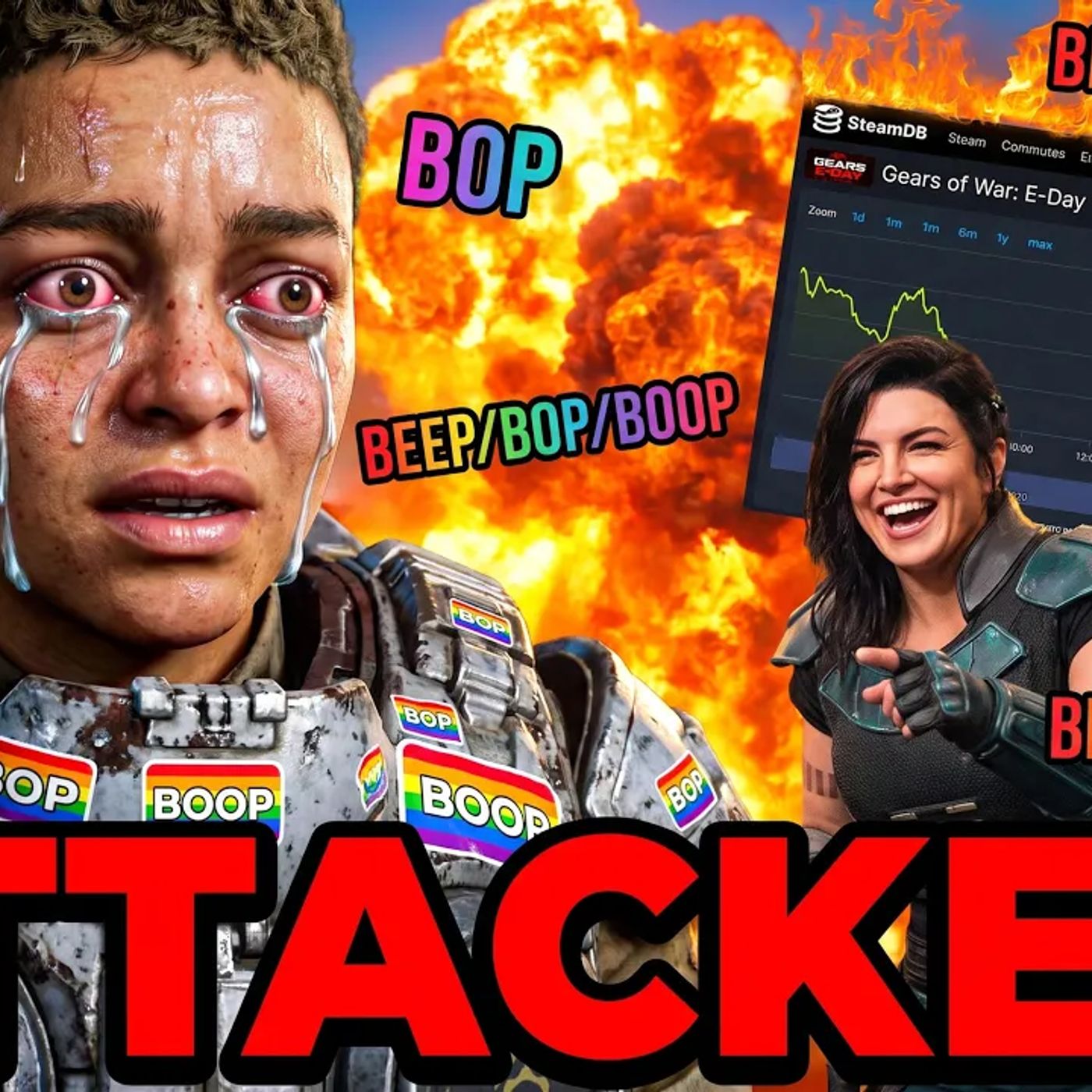 Gears of War DDoS Attack! Beep Bop Mod BANNED on Nexus Mods!