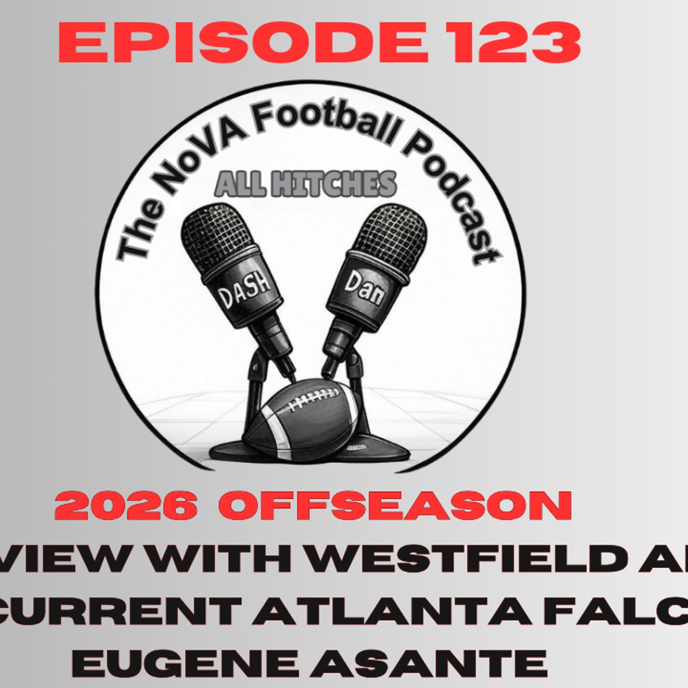 Interview with Westfield alum and Atlanta Falcon Eugene Asante [EP123] -All Hitches: The Nova Football Podcast
