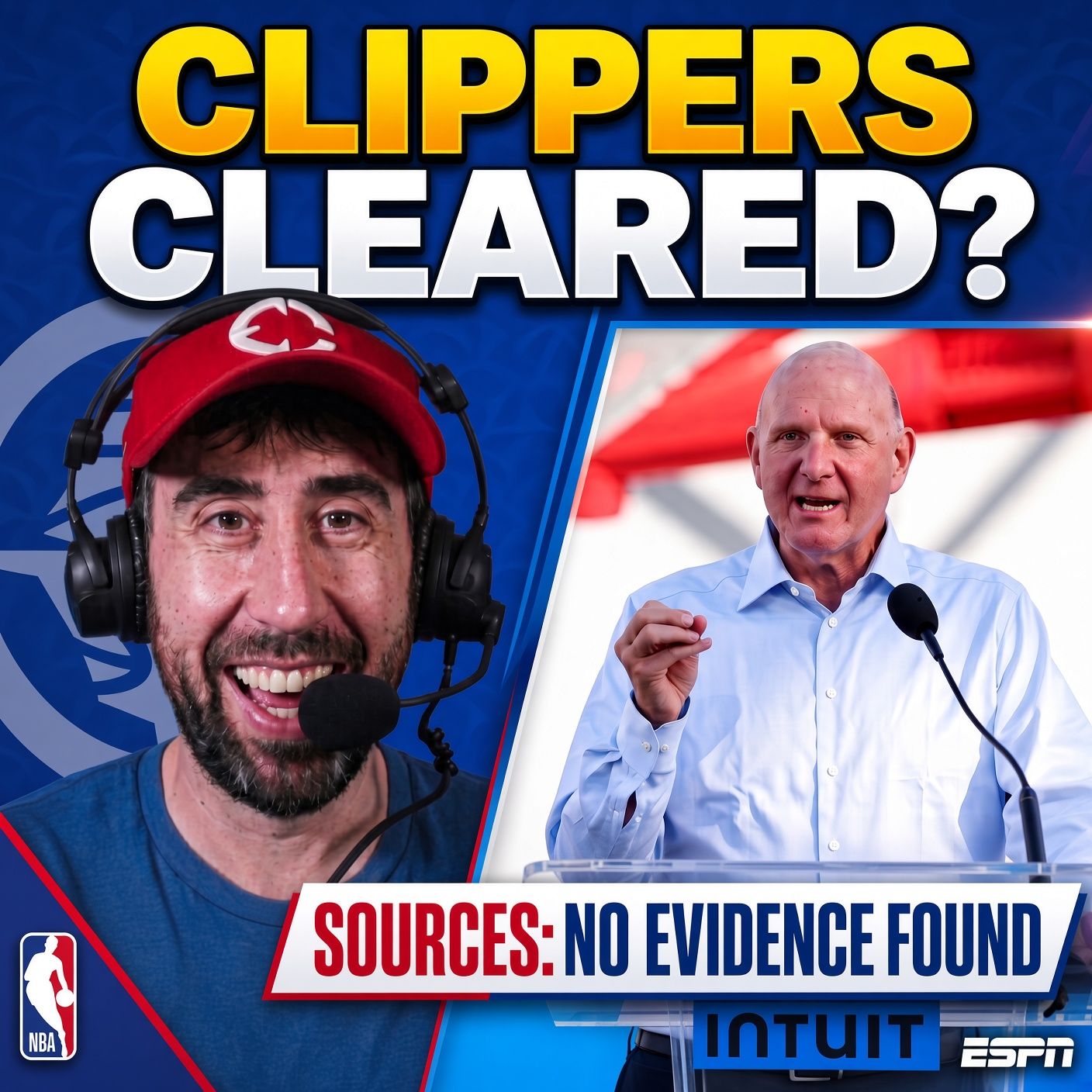 REPORTS THAT THE NBA FOUND NO EVIDENCE THE CLIPPERS COMMITTED CAP CIRCUMVENTION episode artwork