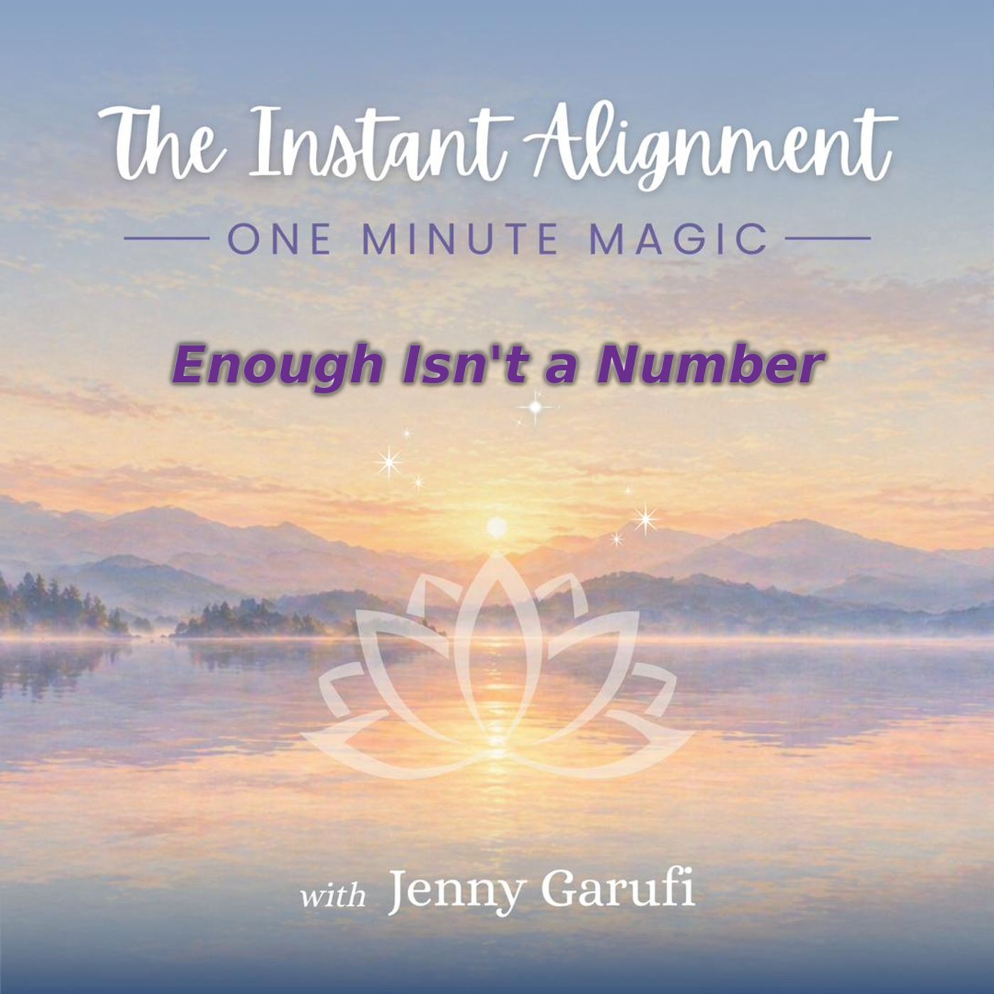 1-Minute Guided Meditation — Find 'Enough' Before the Money (Release the Financial Finish Line) episode artwork