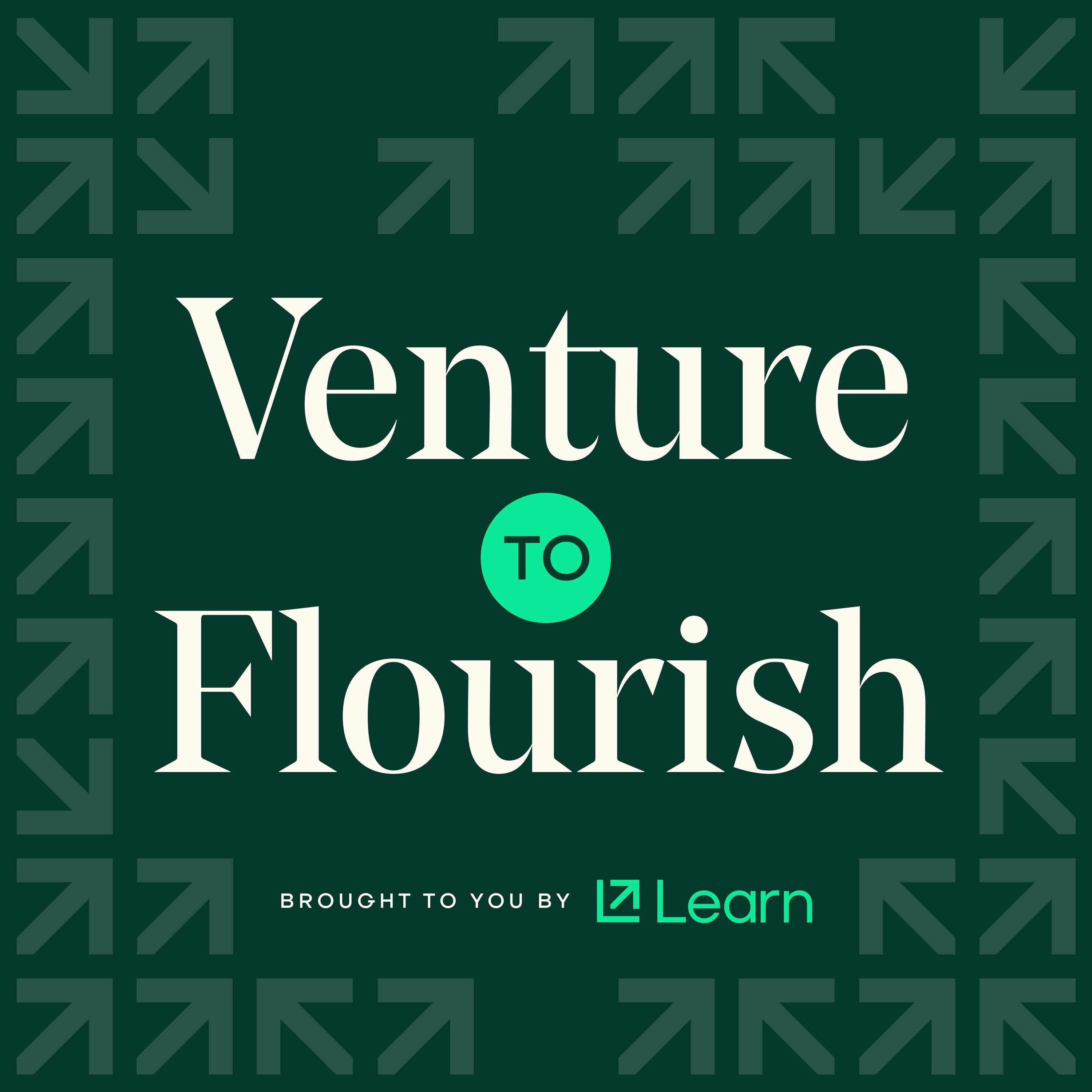 Venture to Flourish podcast artwork