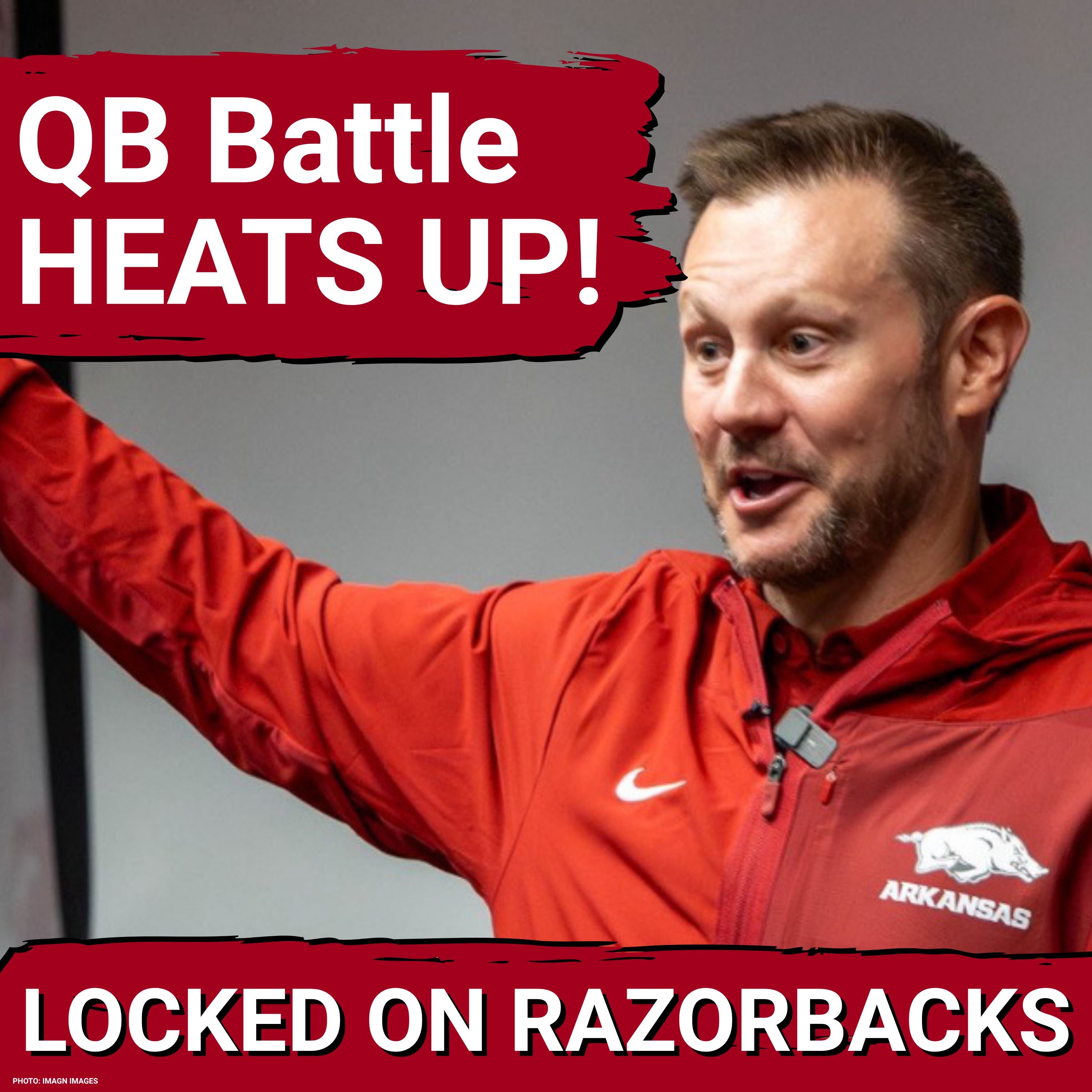 UNEASY: KJ Jackson vs. AJ Hill -- Razorbacks Quarterback Battle FUELS Anxiety & Debate episode artwork