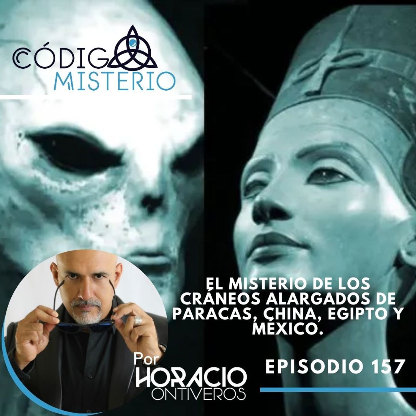 157: El misterio de los cráneos alargados de Paracas, China, Egipto y México.