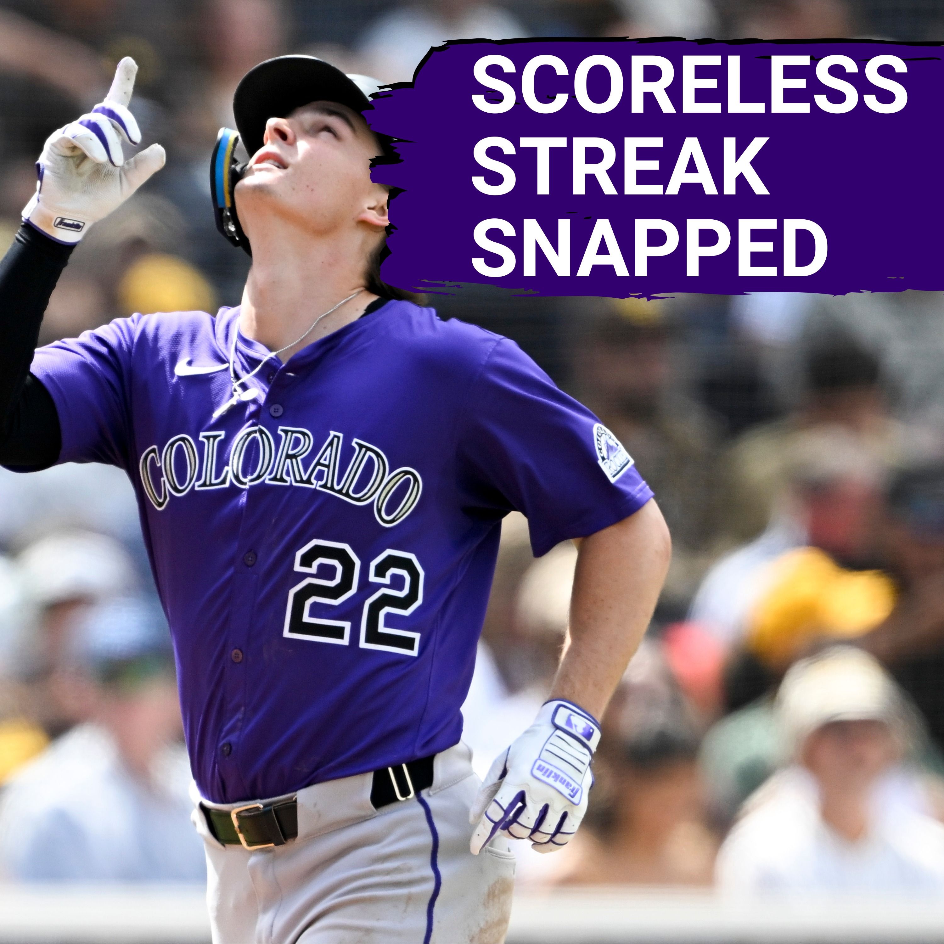 The Colorado Rockies snap scoreless streak, but lose series to the San Diego Padres