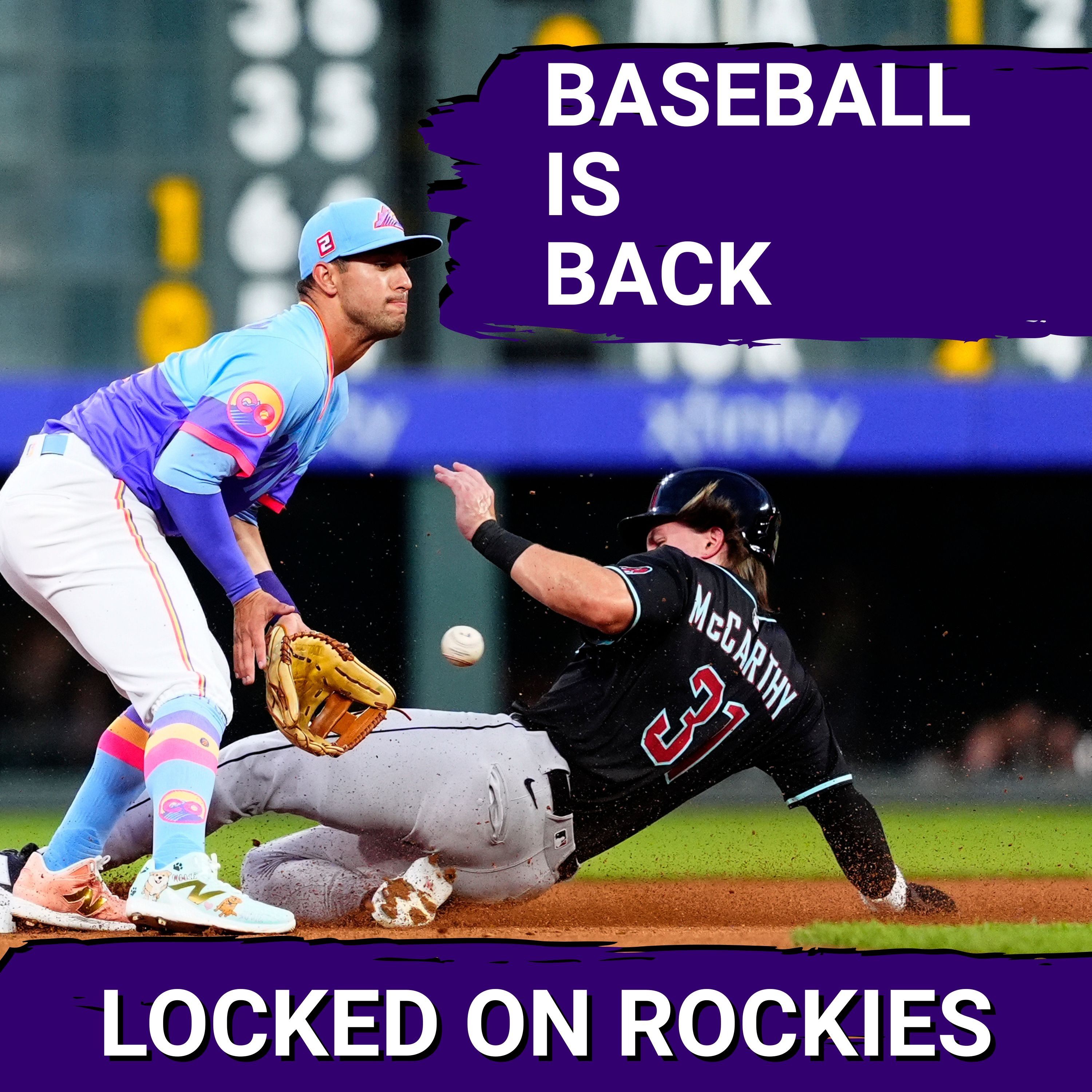 Baseball is officially back for the Colorado Rockies and Arizona Diamondbacks
