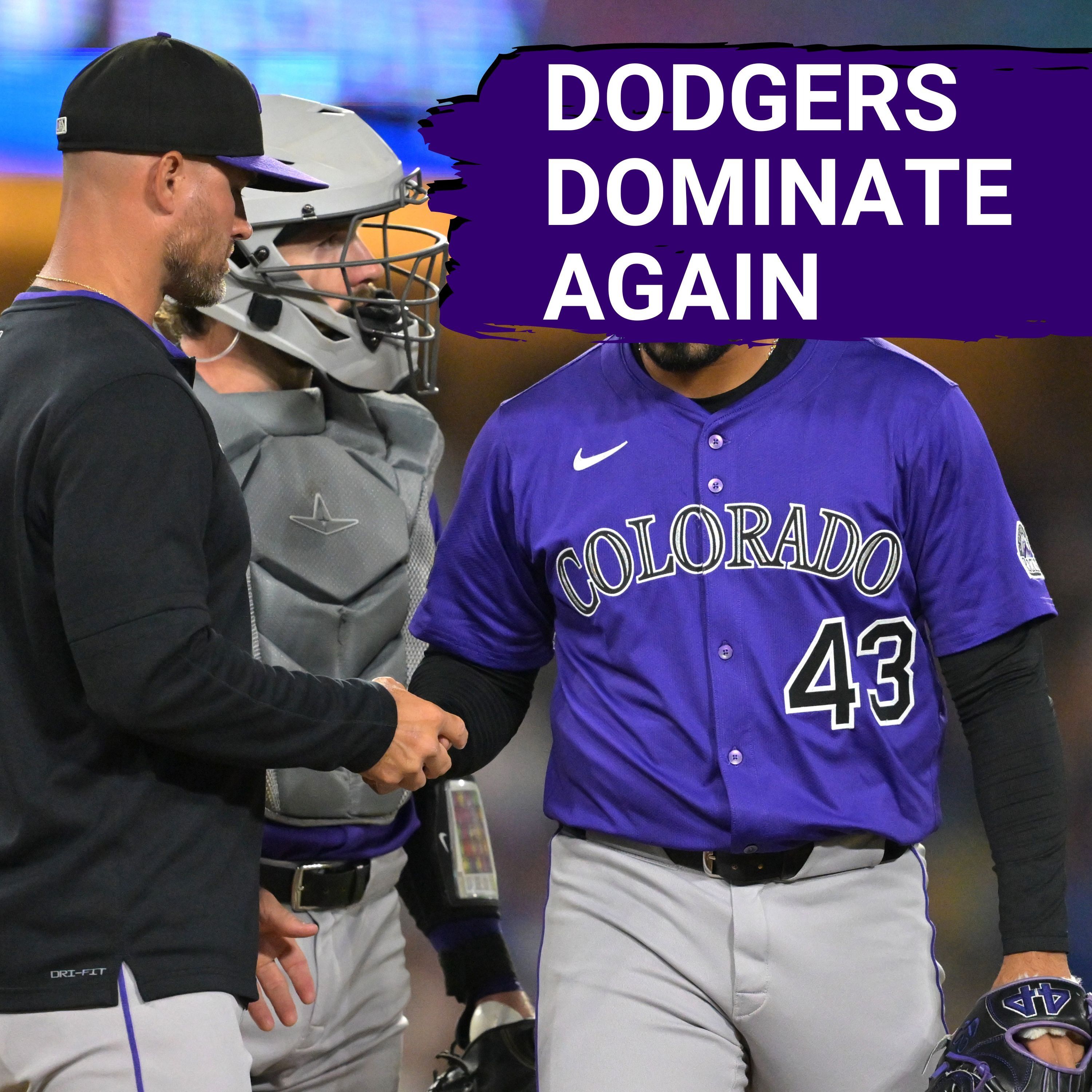 Once again, the Colorado Rockies are dominated by the Los Angeles Dodgers