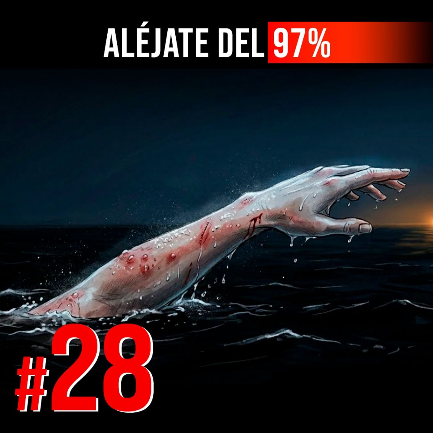#28 | Cruzó Cuba-Florida a nado a los 64 años. Sin protección antitiburones | Diana Nyad | Aléjate del 97% episode artwork