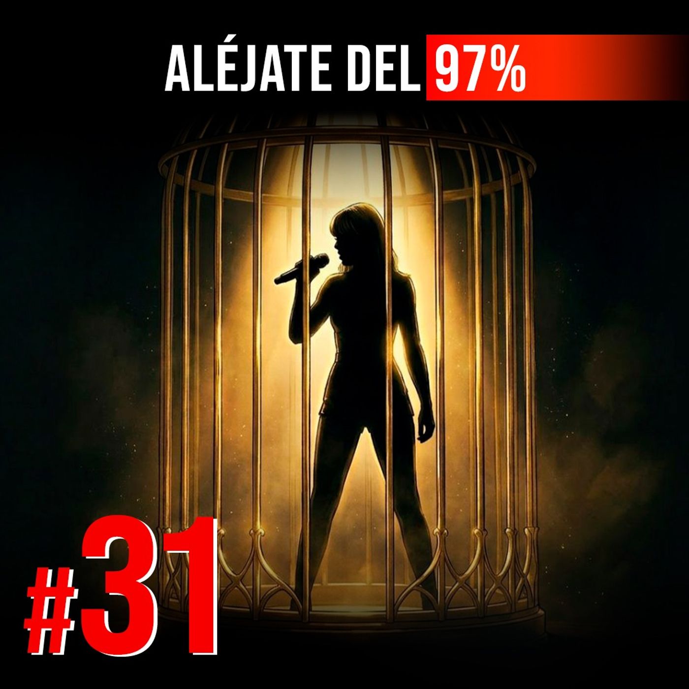 #31 | Le prohibieron cantar sus canciones. Las regrabó y recuperó todo | Taylor Swift | Aléjate del 97%
