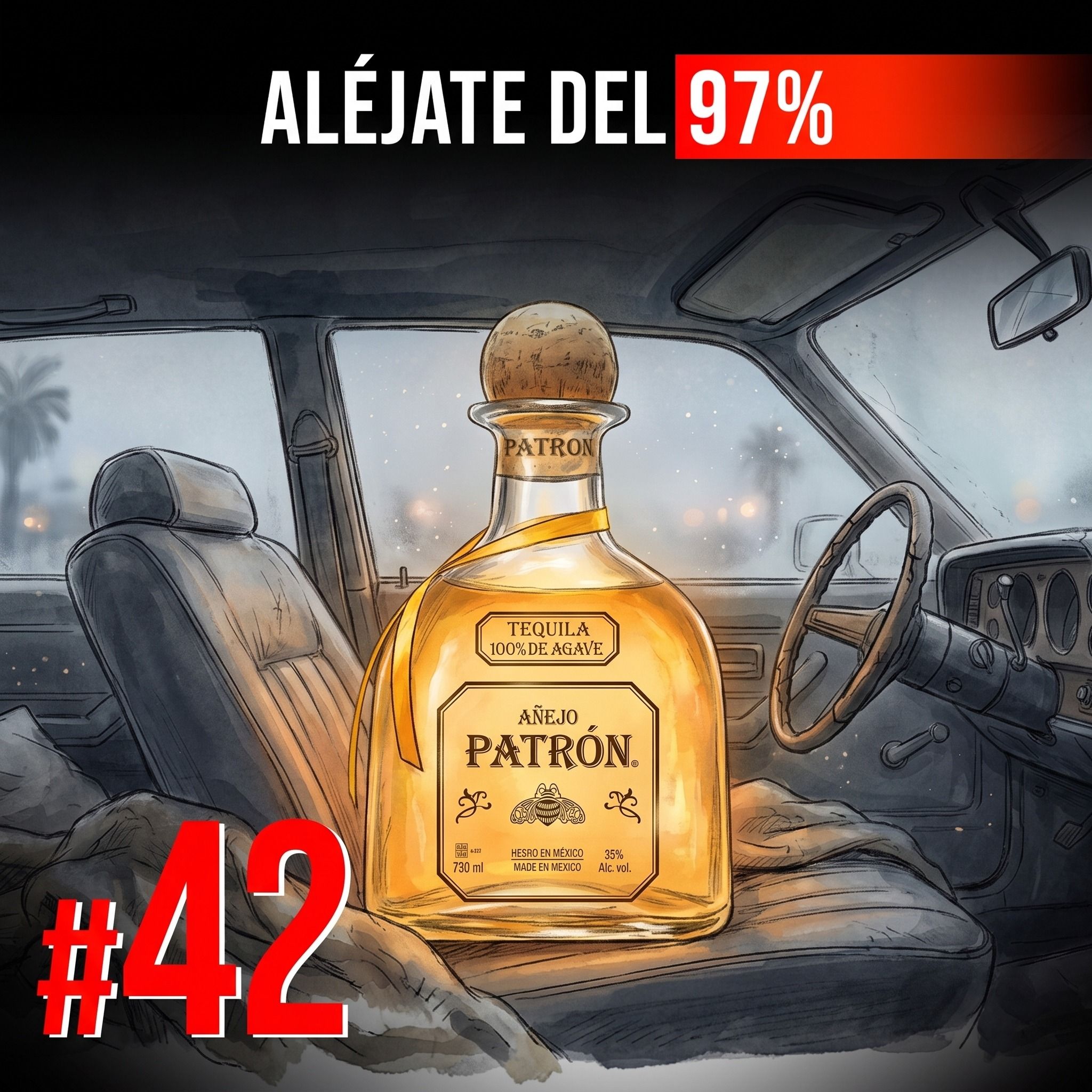 #42 | El creador de Tequila Patrón no sabía hacer tequila | Aléjate del 97% episode artwork