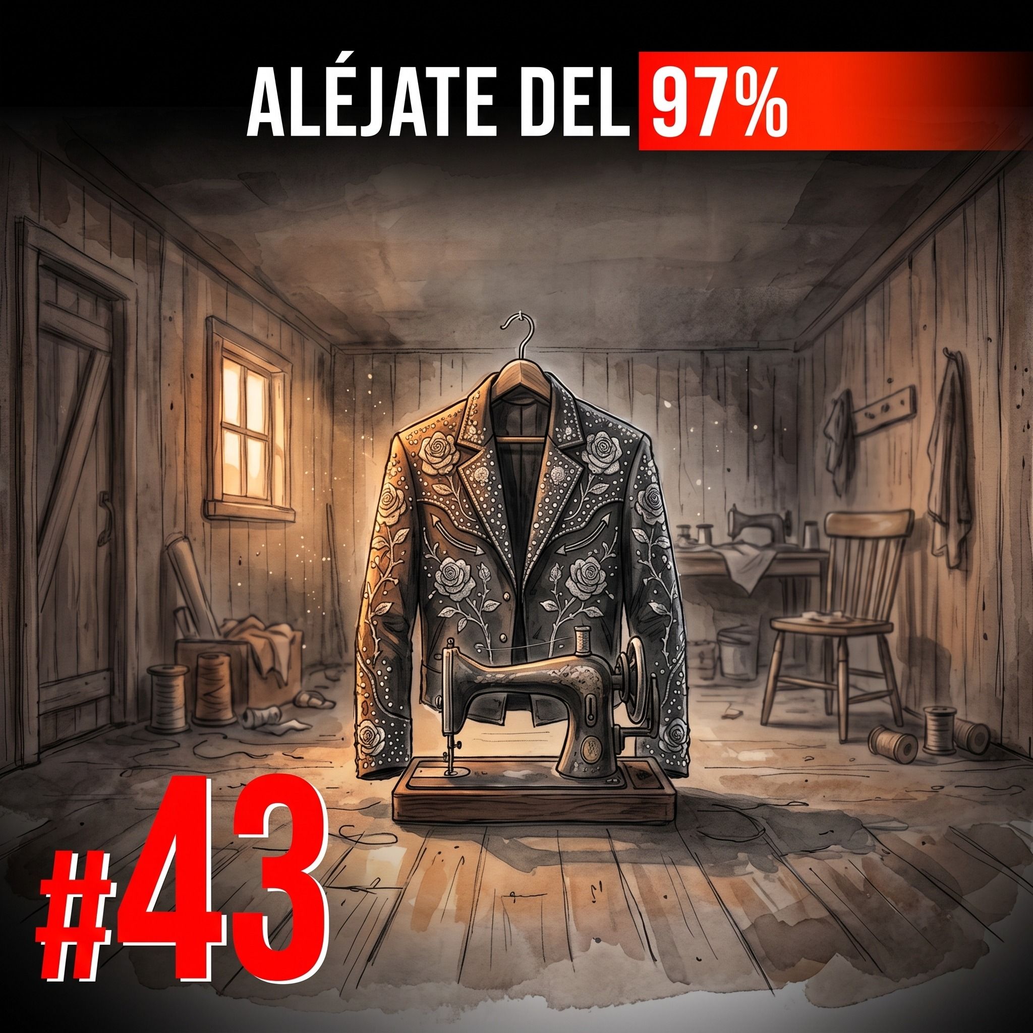 #43 | Elvis brilló con un traje de charro y nadie supo quién lo hizo | Aléjate del 97% episode artwork
