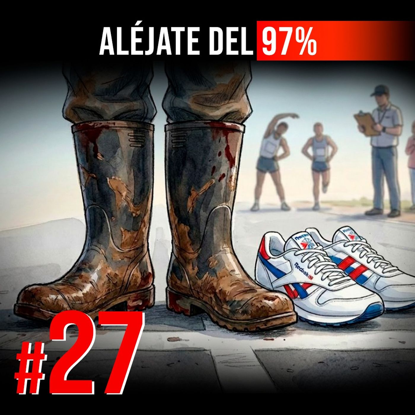 #27 | Un granjero de 61 años le bajó 2 días al récord mundial. | Cliff Young | Aléjate del 97% episode artwork