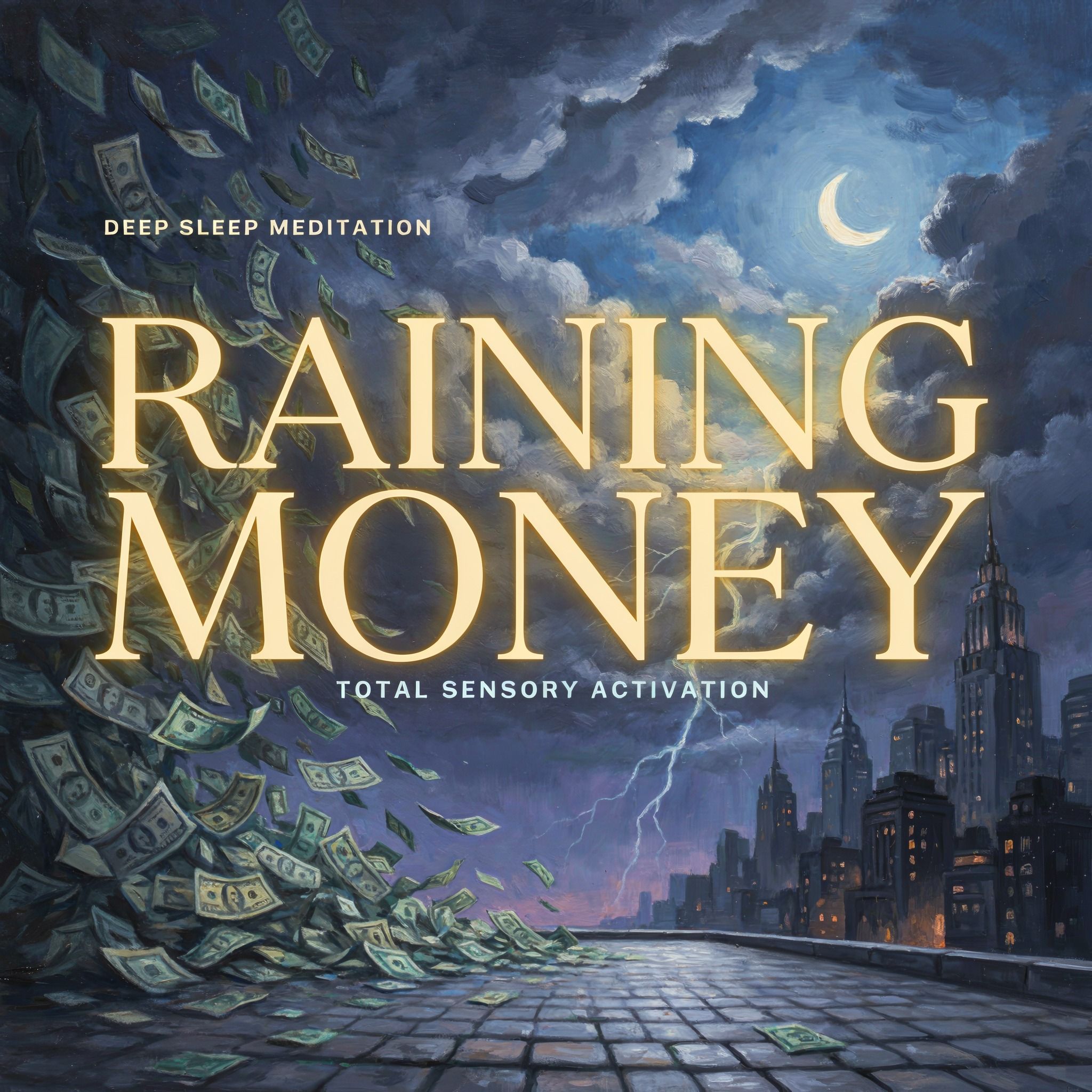Deep Sleep Meditation -  Raining Money - Total Sensory Activation