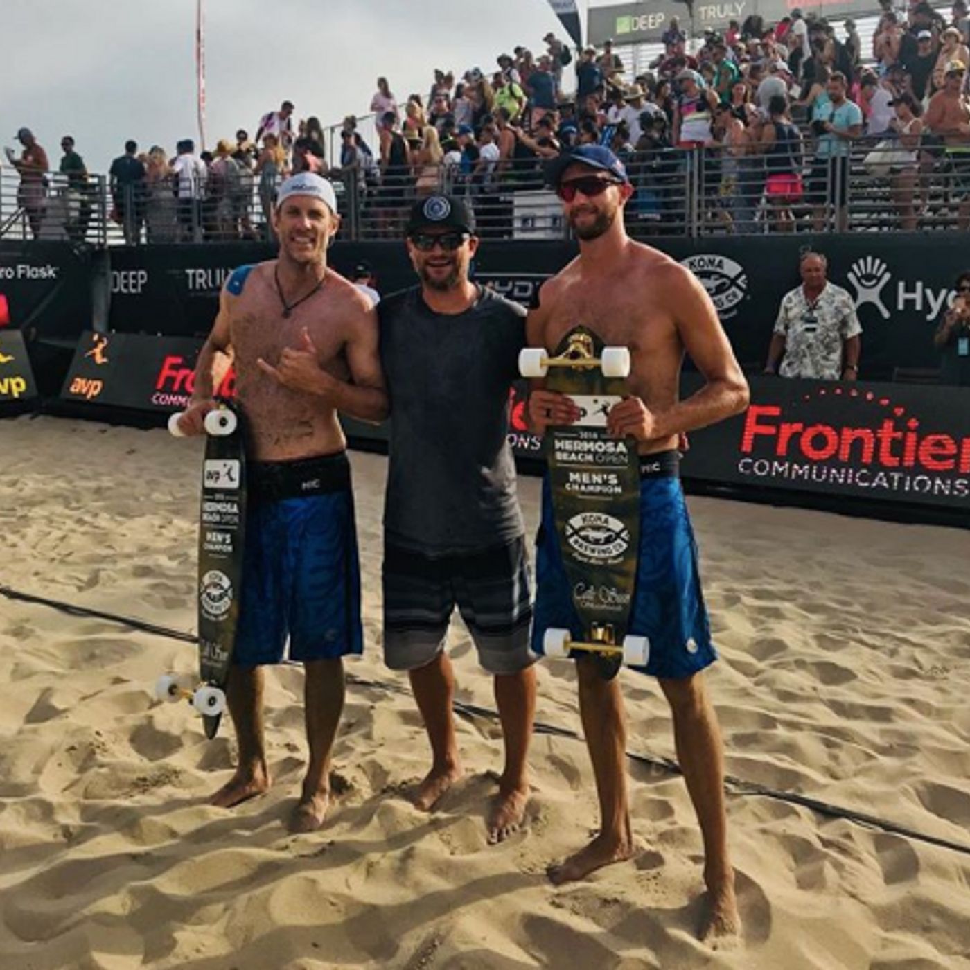 Evie Matthews, beach coach and right-hand man of John Hyden