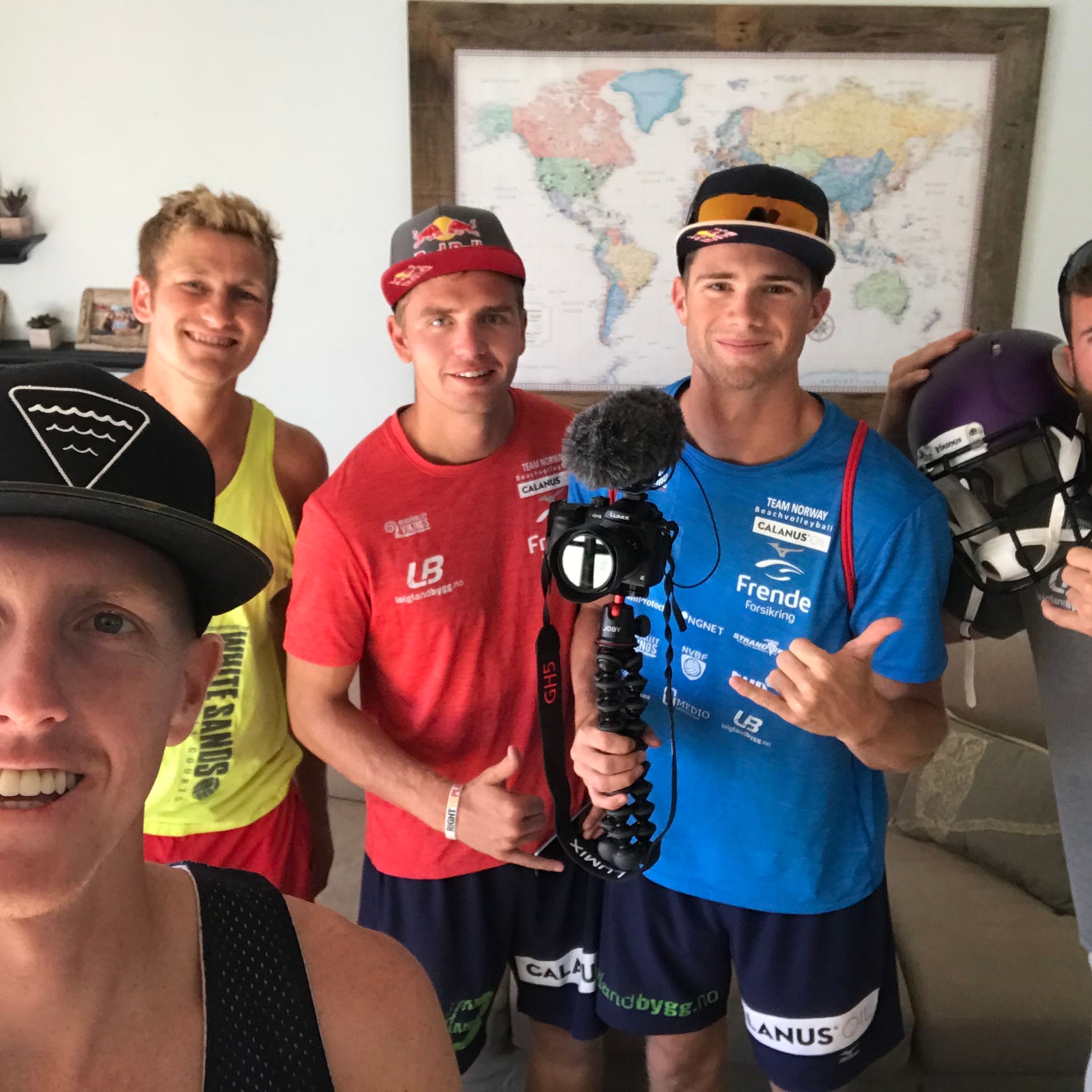 The view from the Top of the World, with Norway's Anders Mol and Christian Sorum