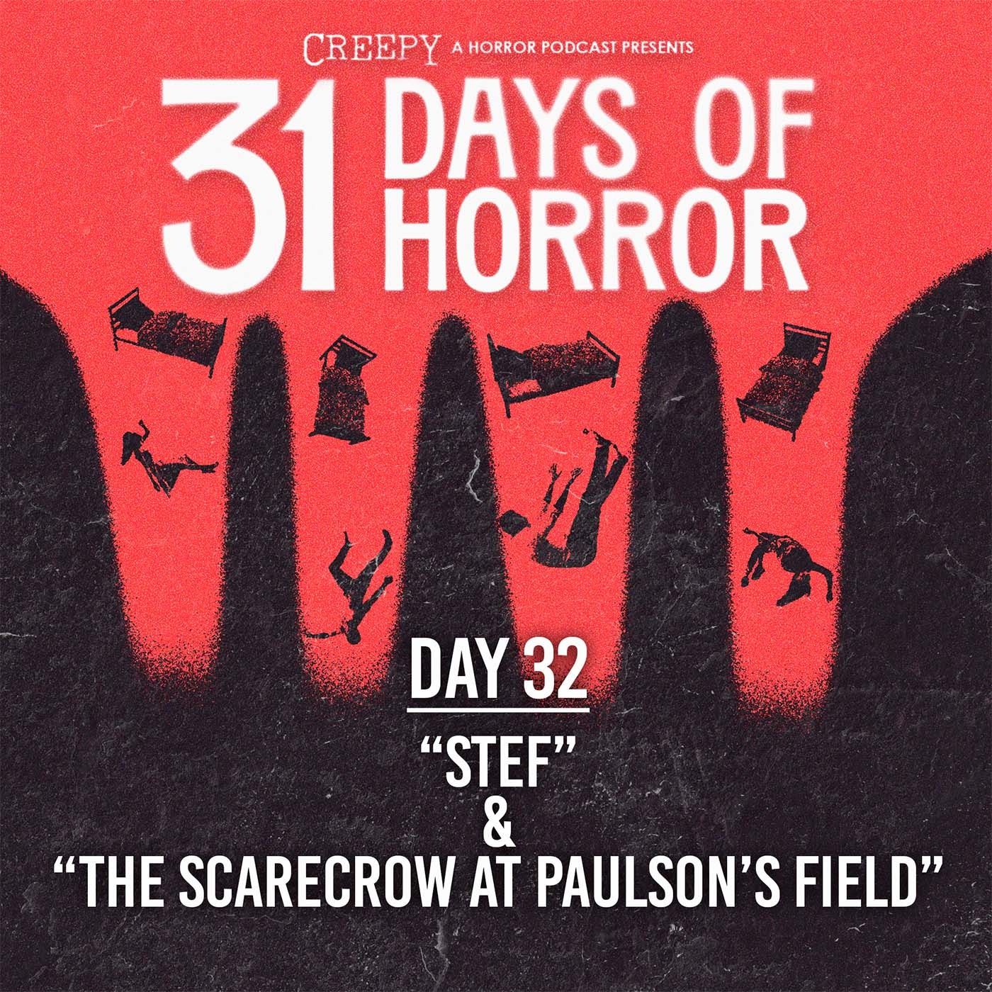 Day 32 - Stef & The Scarecrow in Paulson's Field