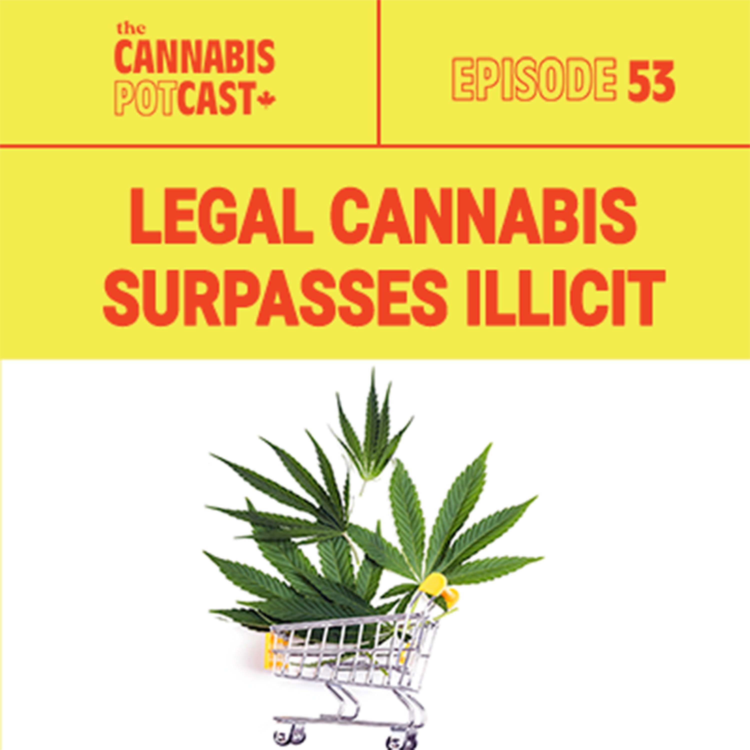 Legal Cannabis Surpasses Illicit