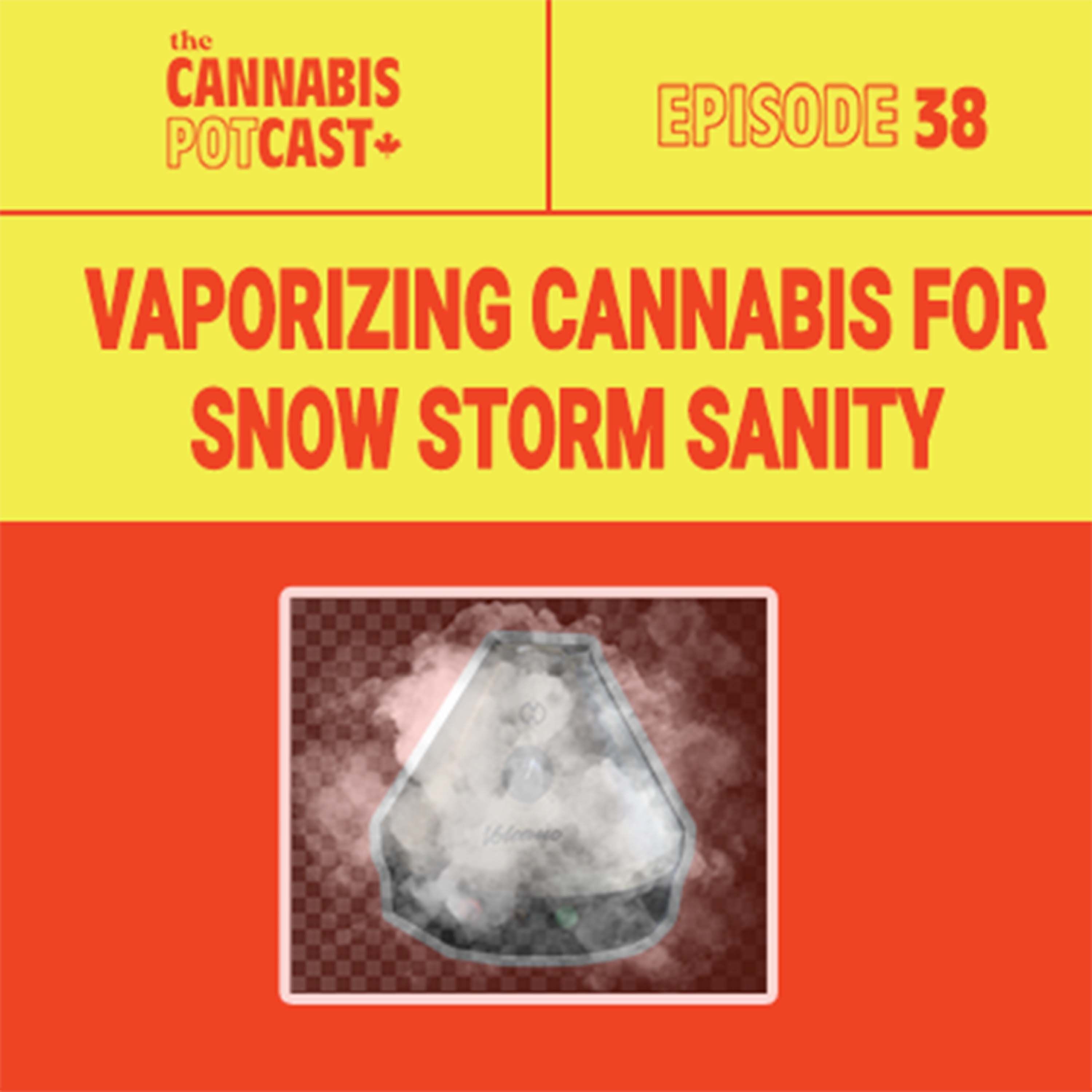 Vaporizing Cannabis for Snow Storm Sanity