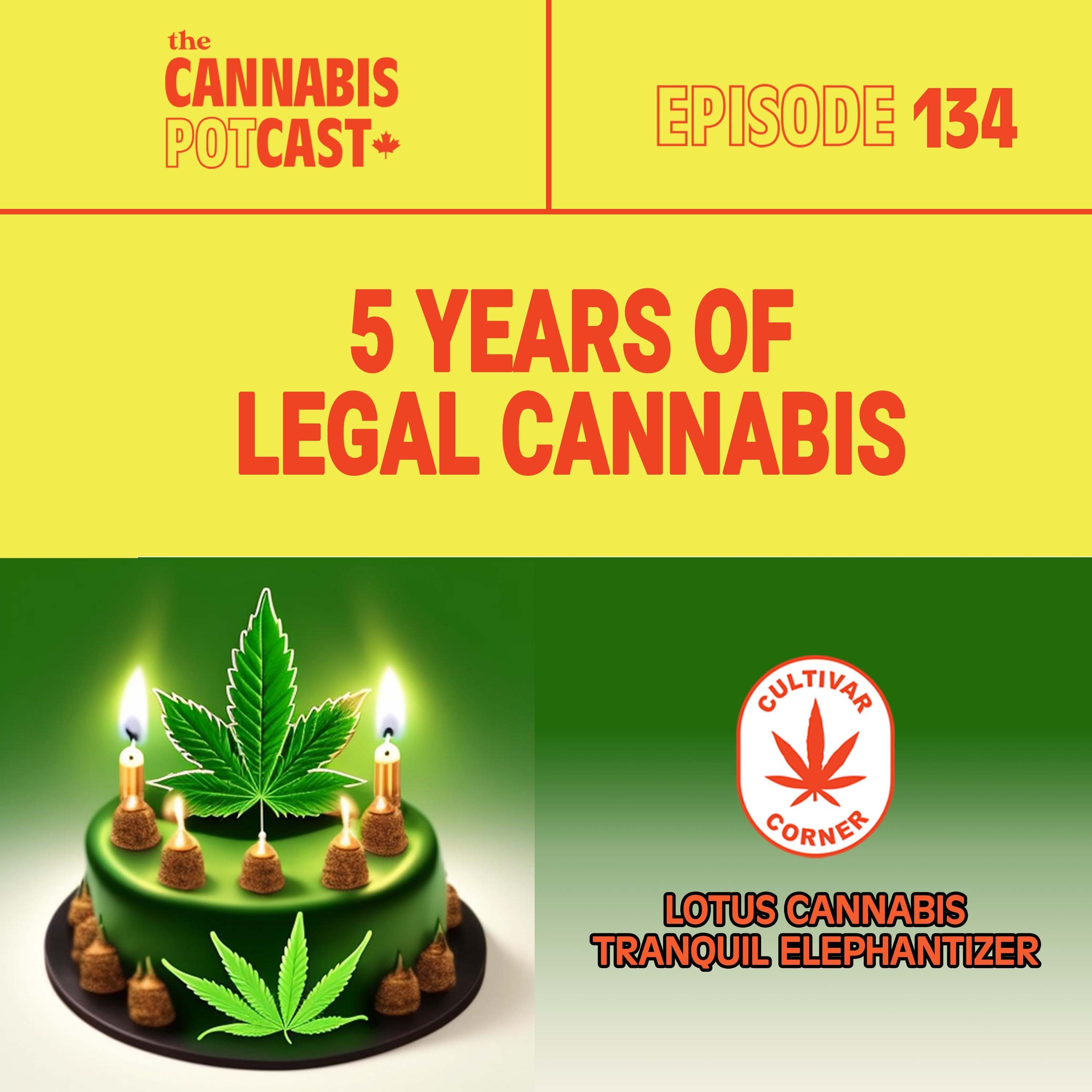 5 years of legal cannabis