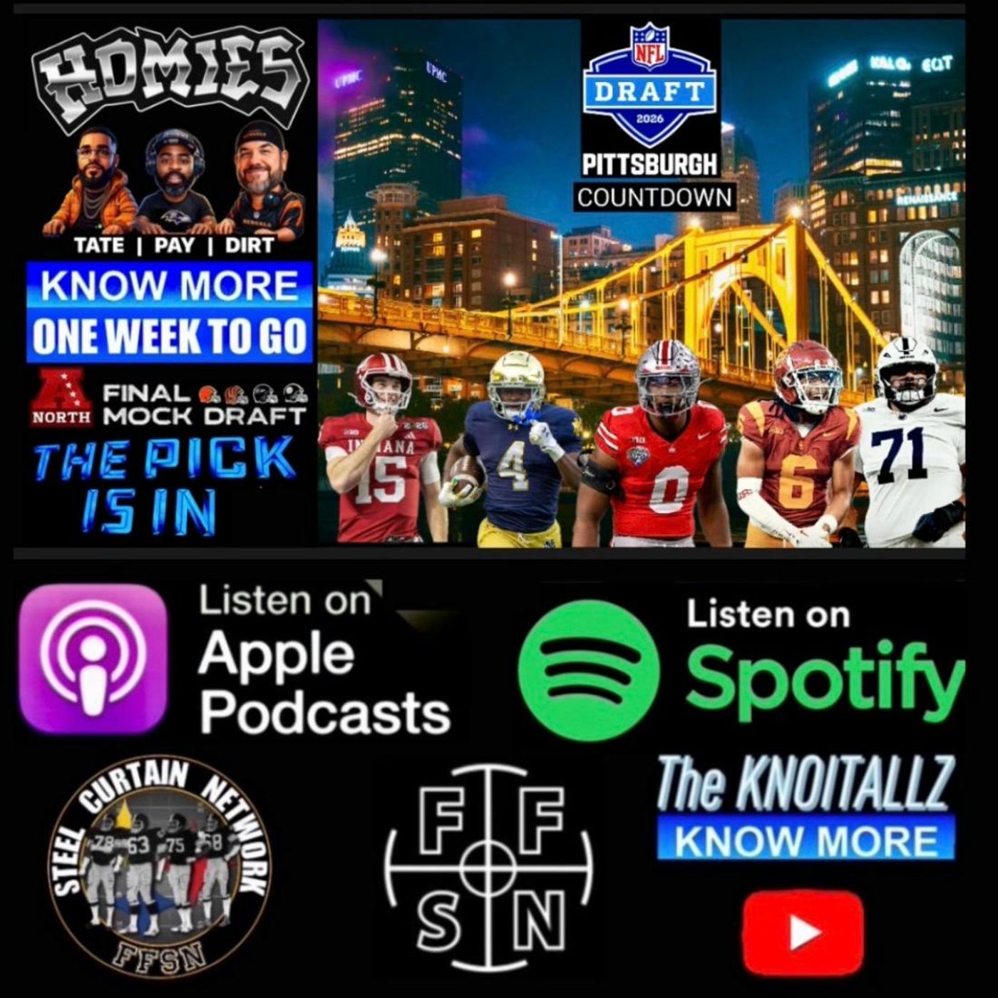 Homies: BIG Smoke AFC North Final Mock Draft