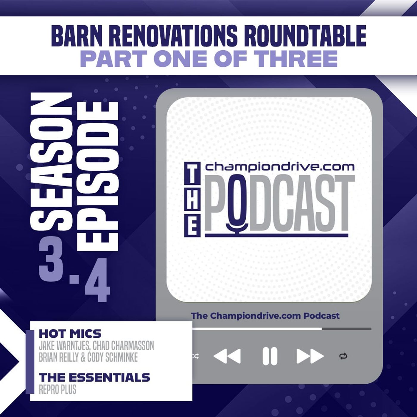 Episode 3.4 - Barn Renovations PART 1 + Repro Plus from Essential Feeds