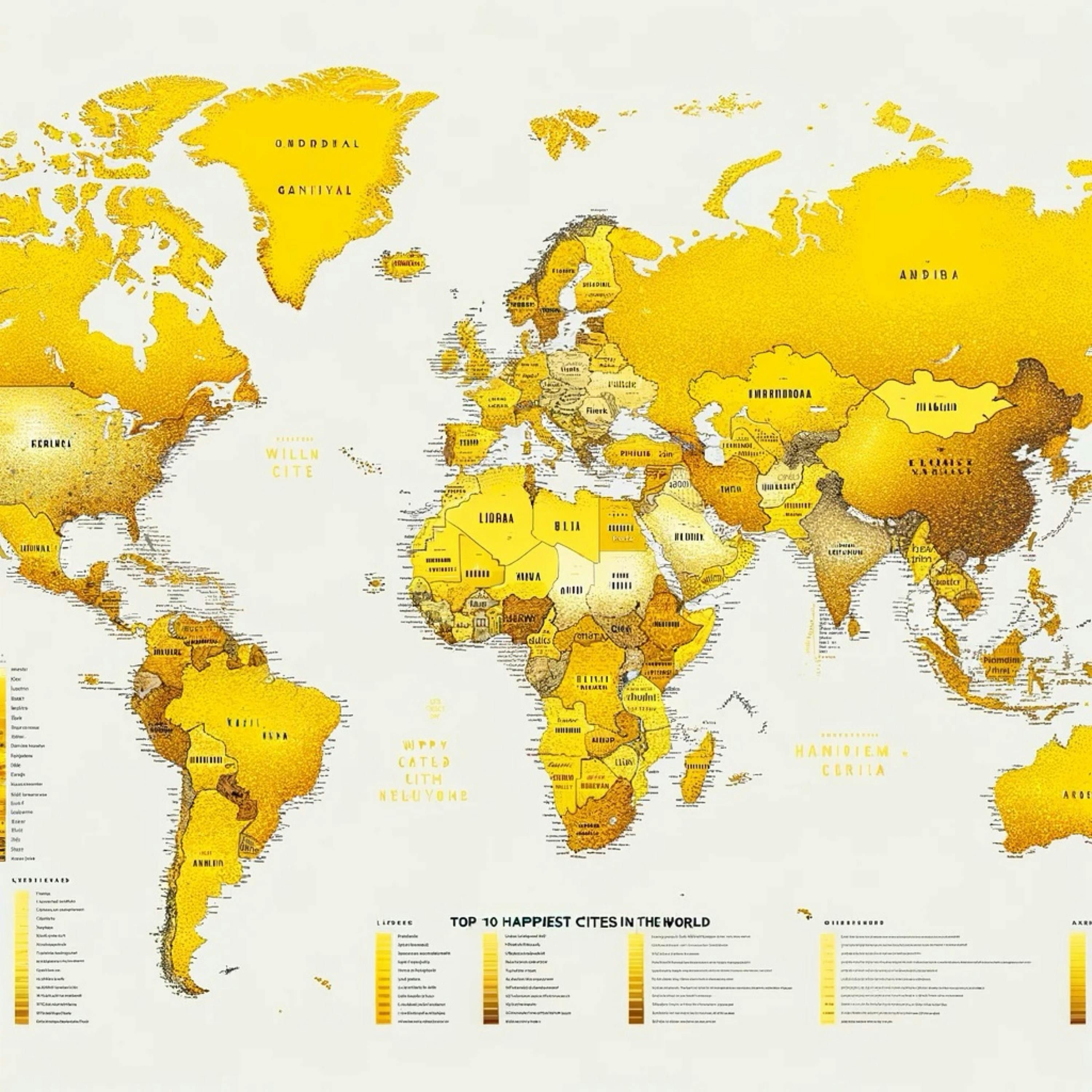 The Top 100 Happiest Cities in the World