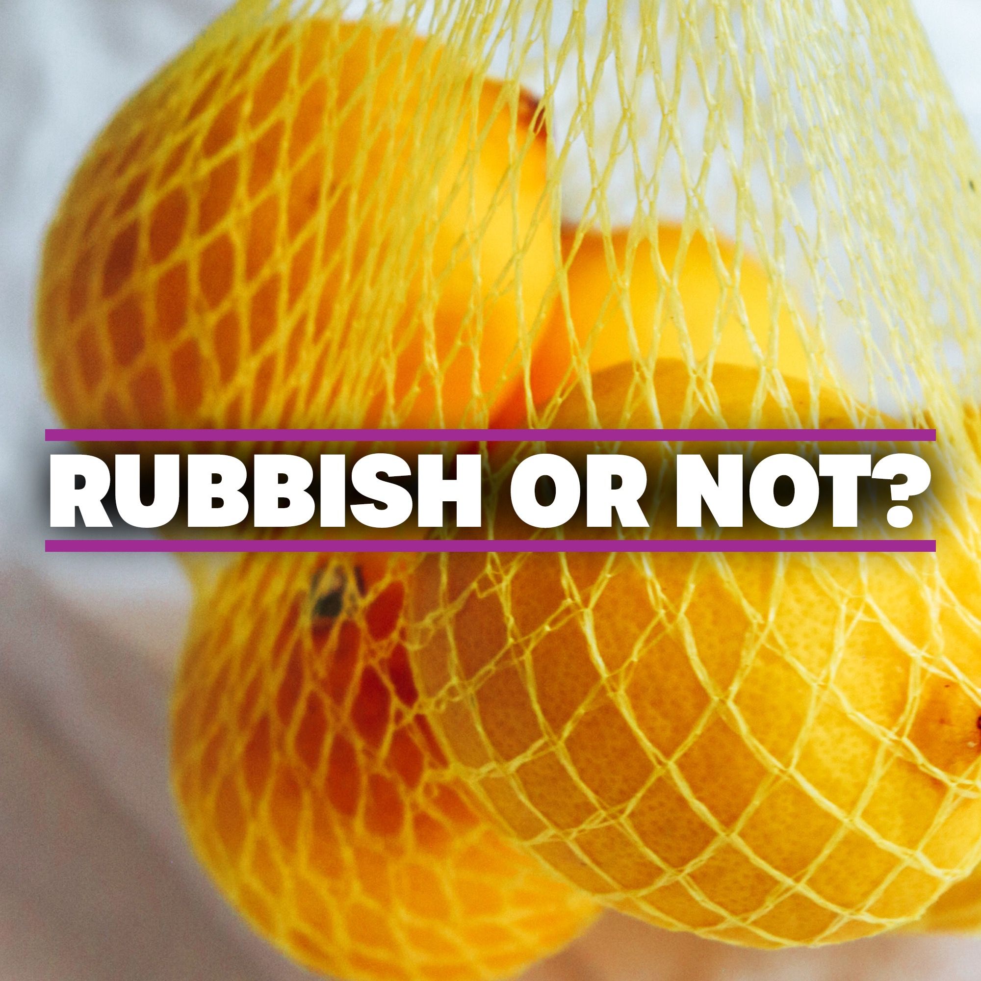 Is netting around fruit recyclable?