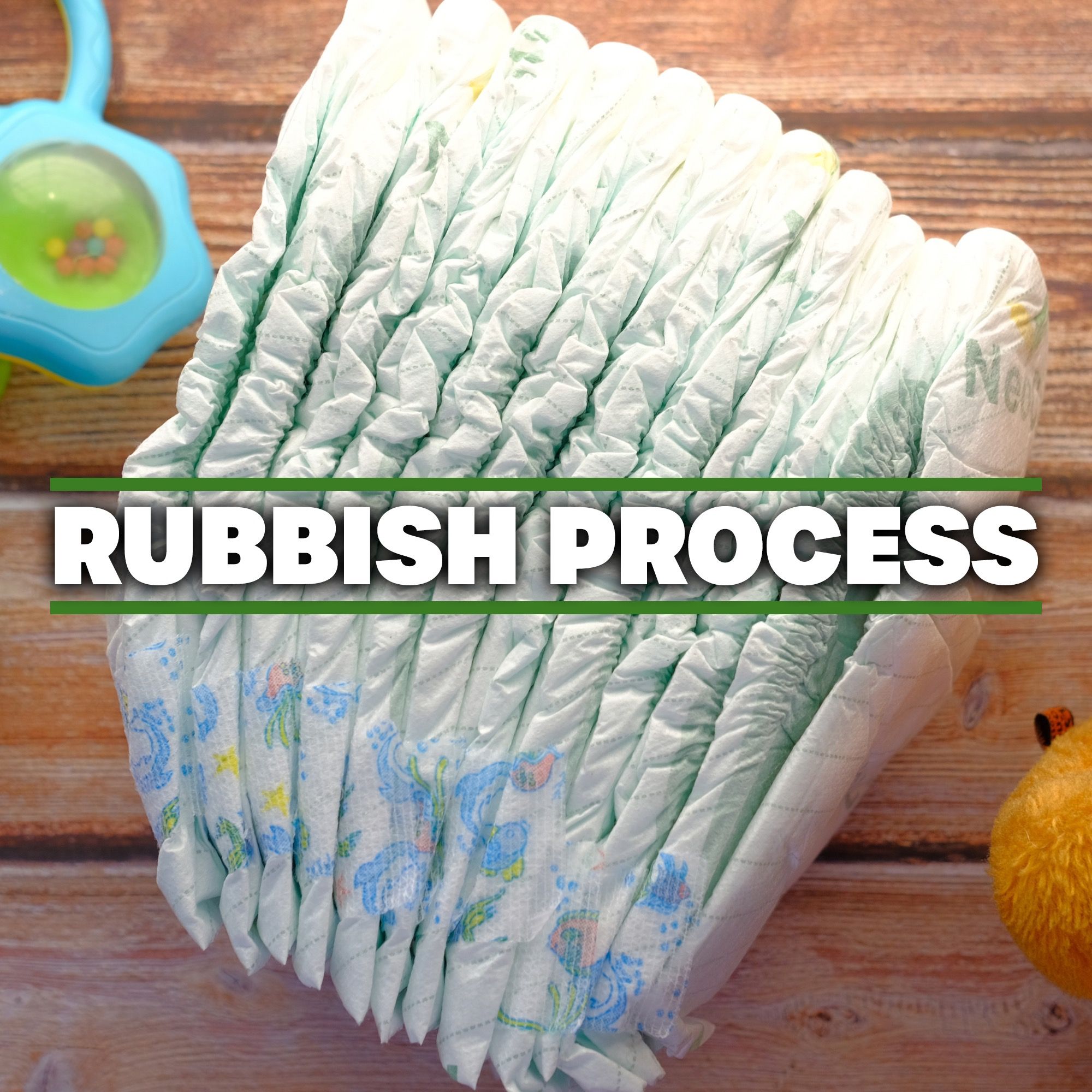 How are nappies recycled?