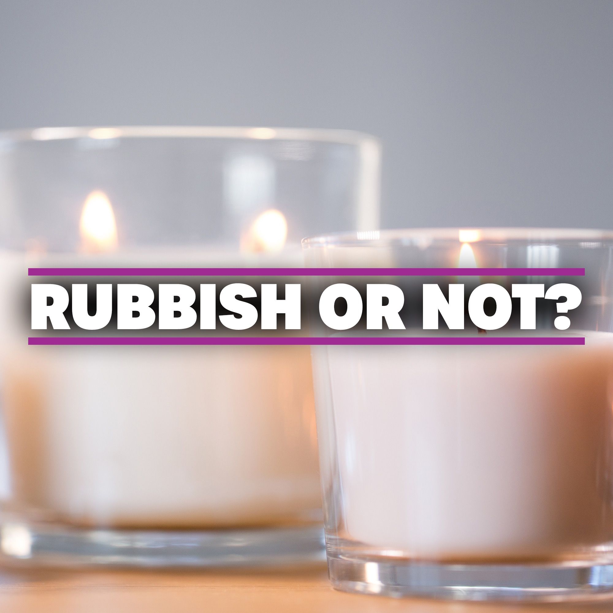 Are glass candle holders recyclable?