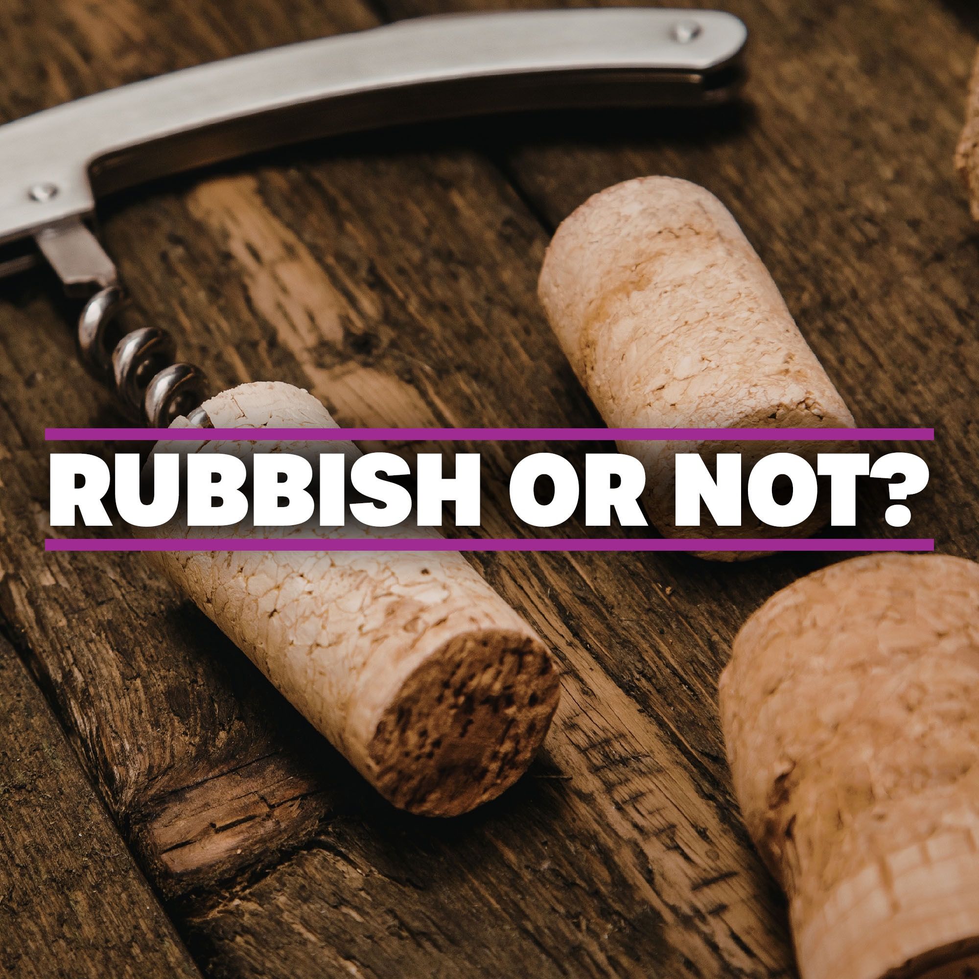Are corks recyclable?