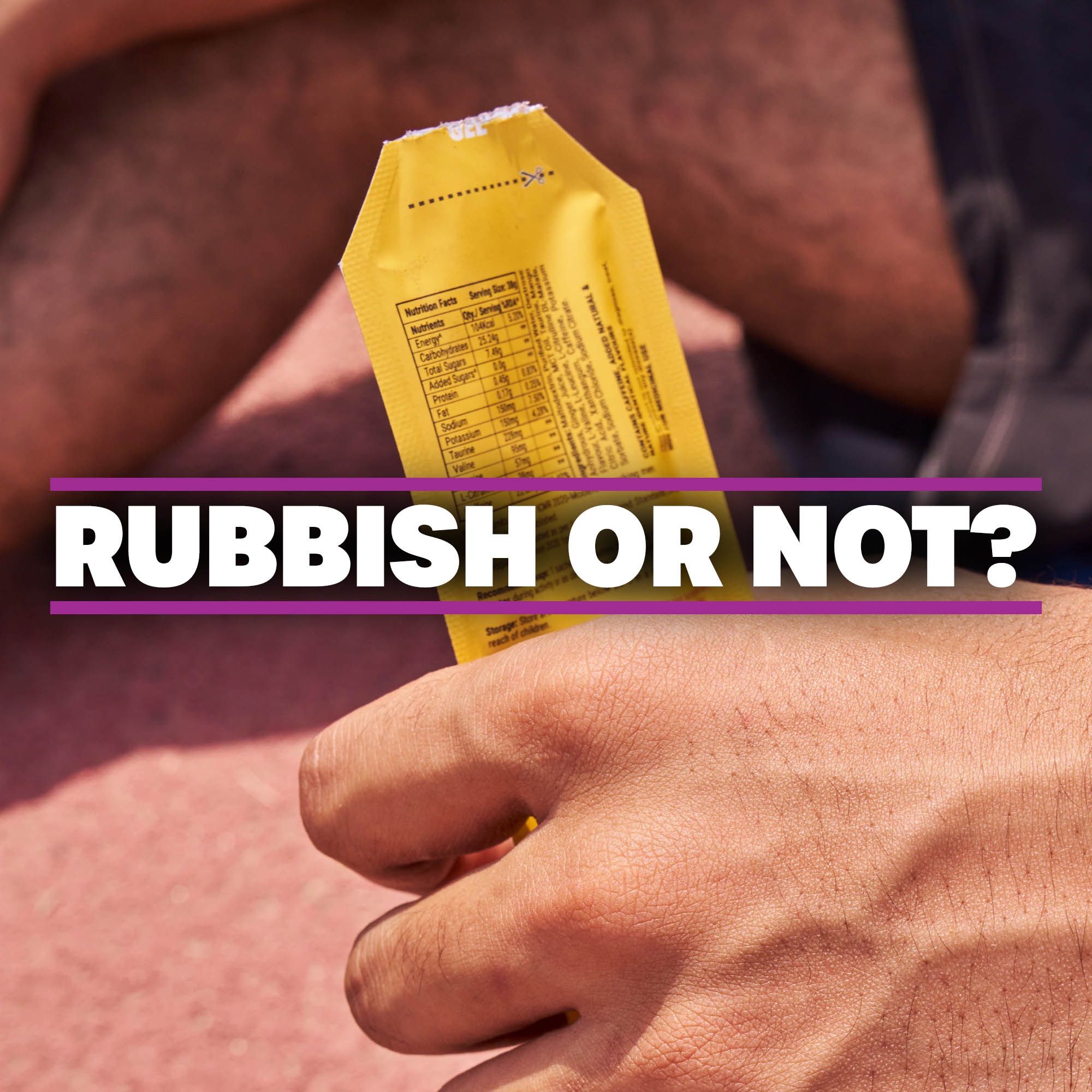 Are sports gel wrappers recyclable? episode artwork