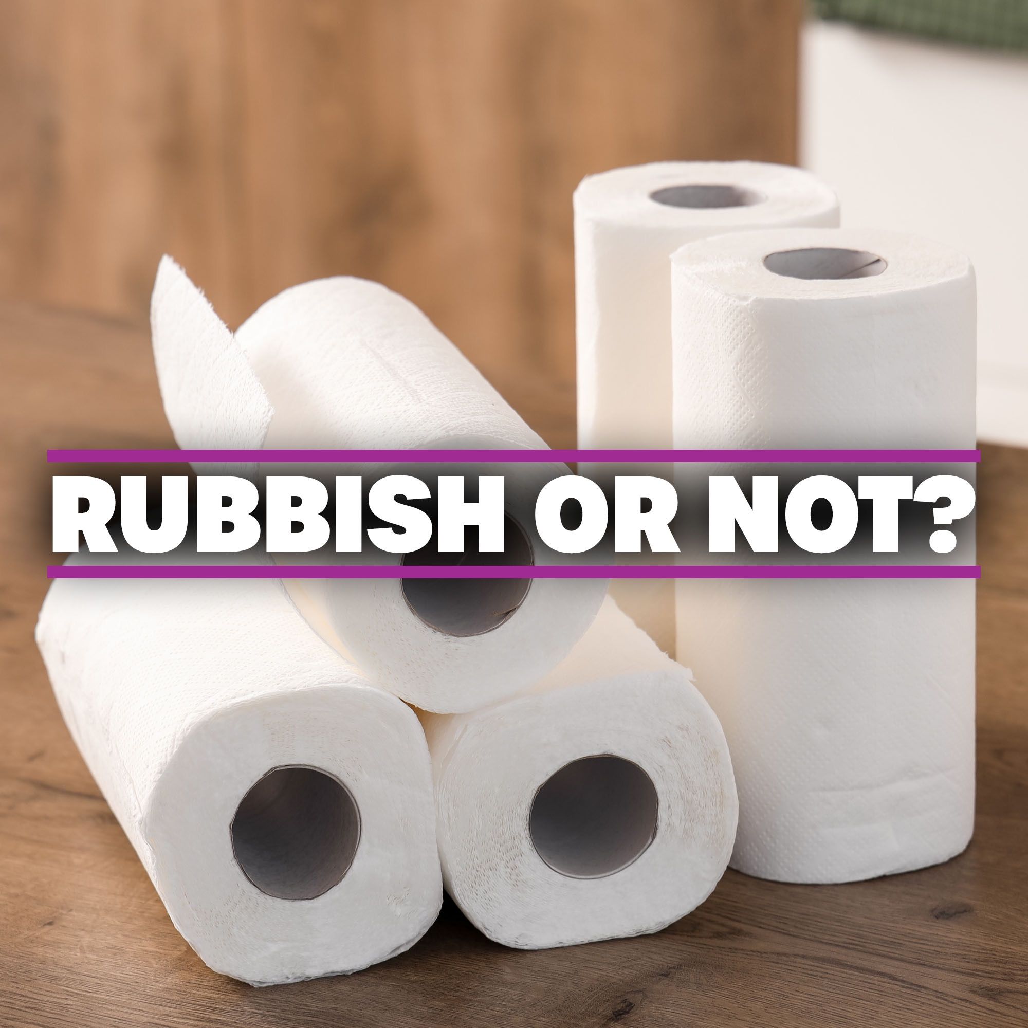 Are kitchen rolls recyclable?