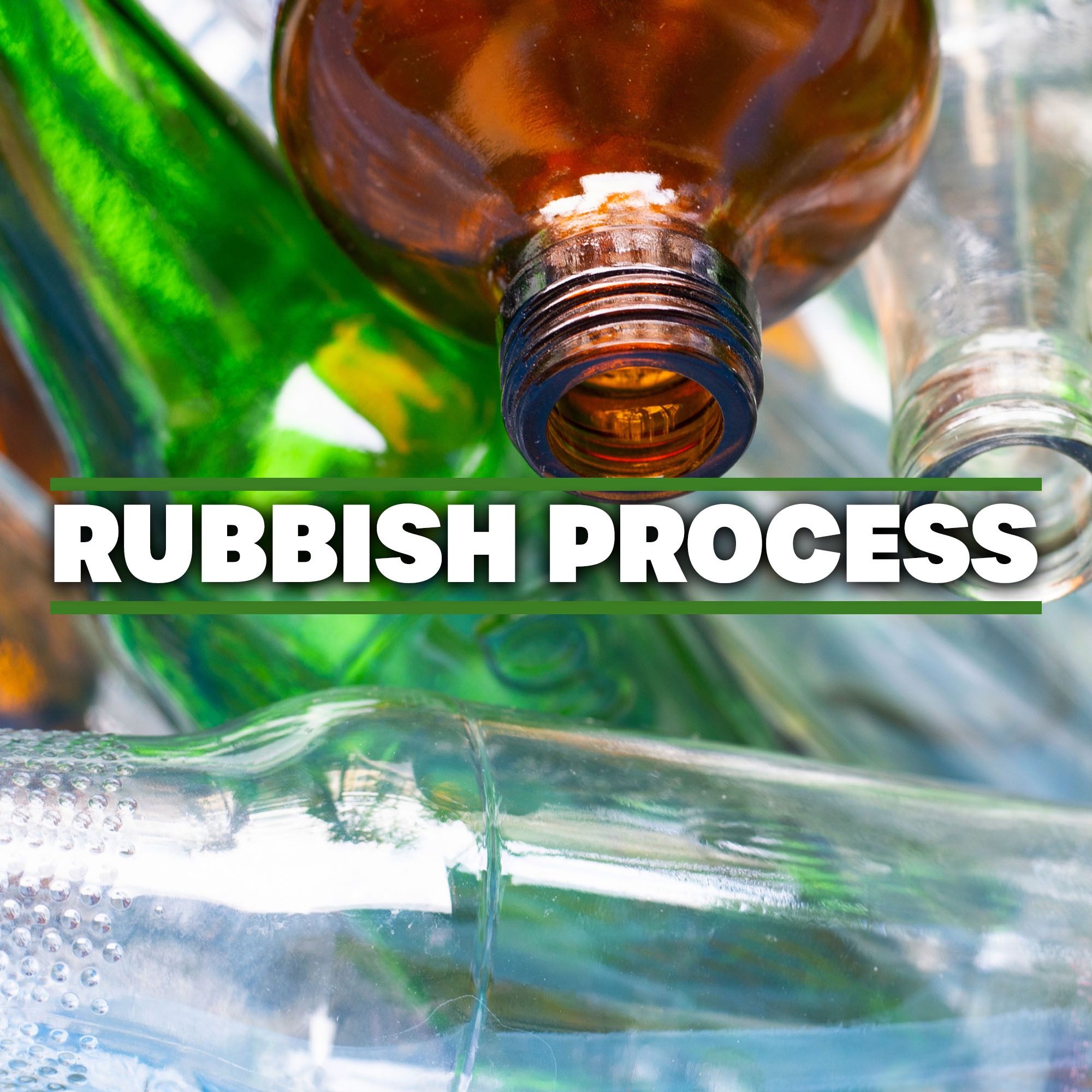 How is glass recycled?
