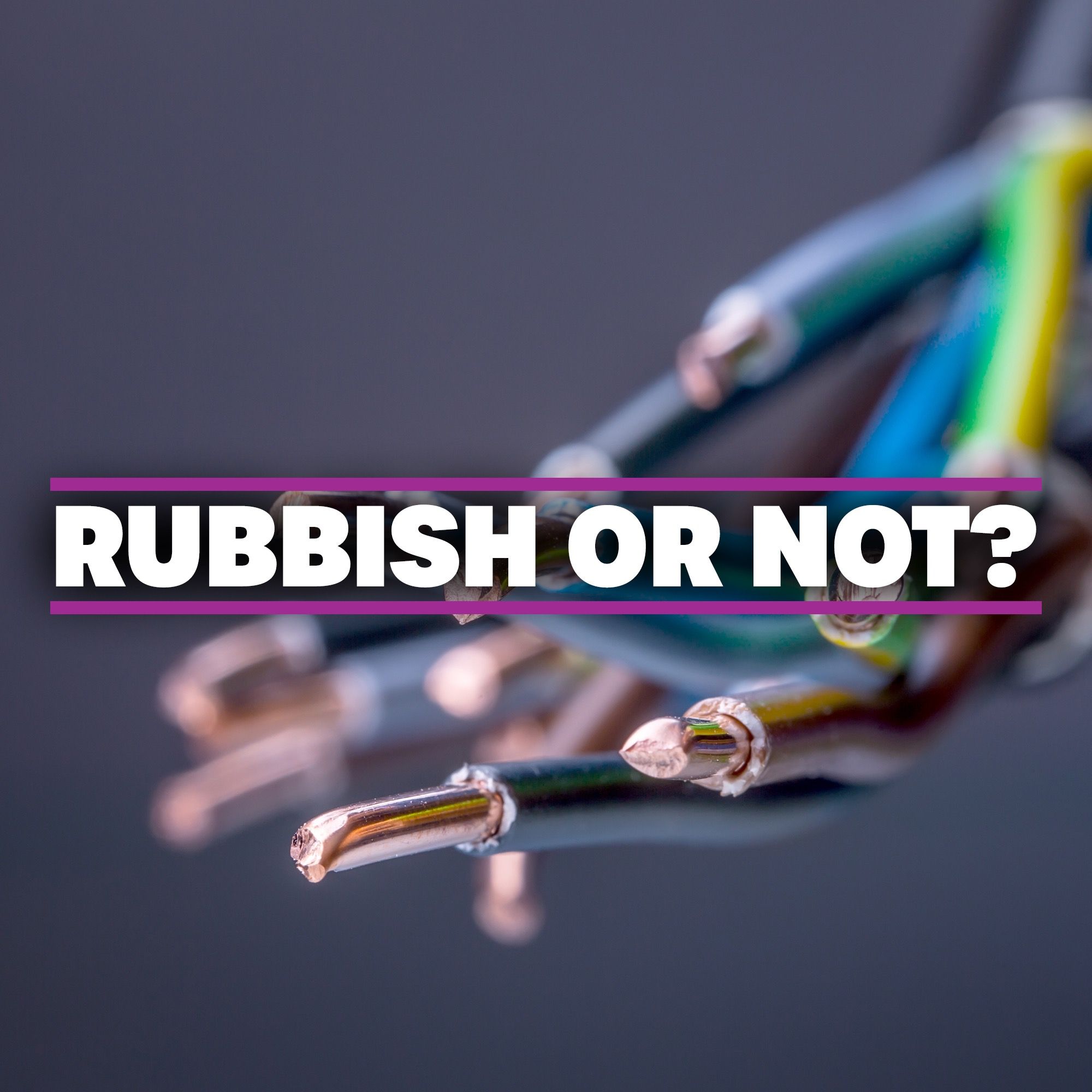 Are electrical cables recyclable?