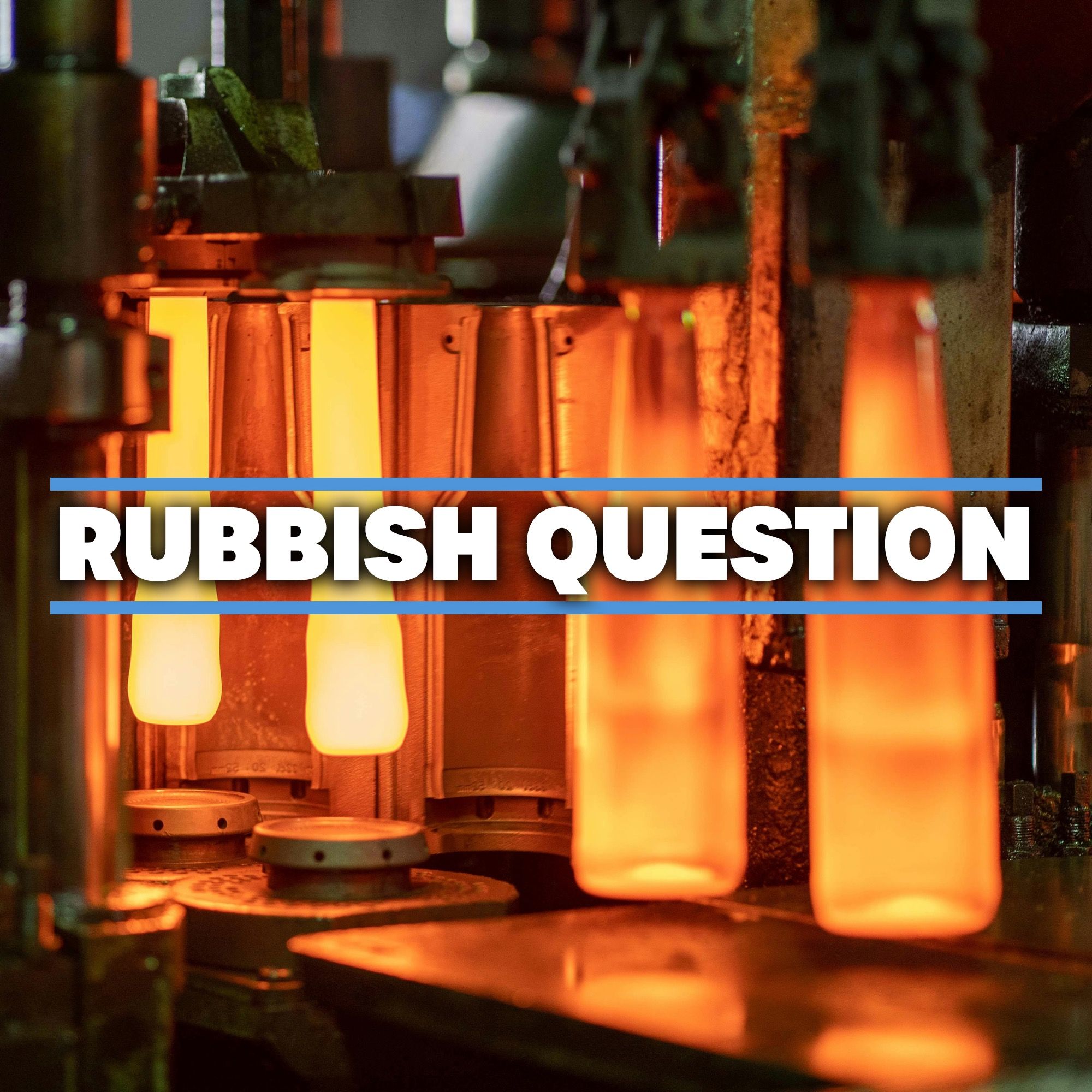 Is glass melted twice?