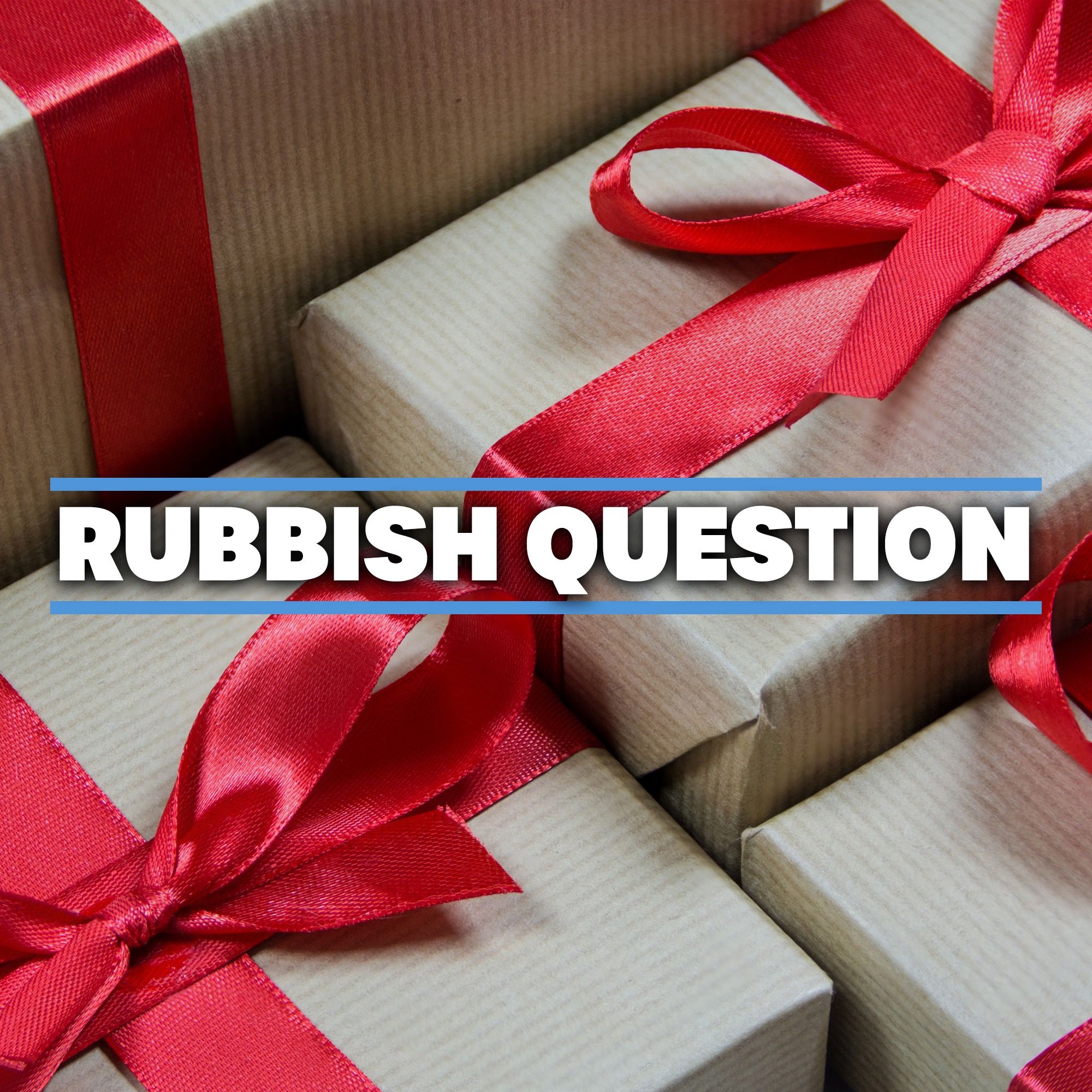 How can we tell if wrapping paper is recyclable?