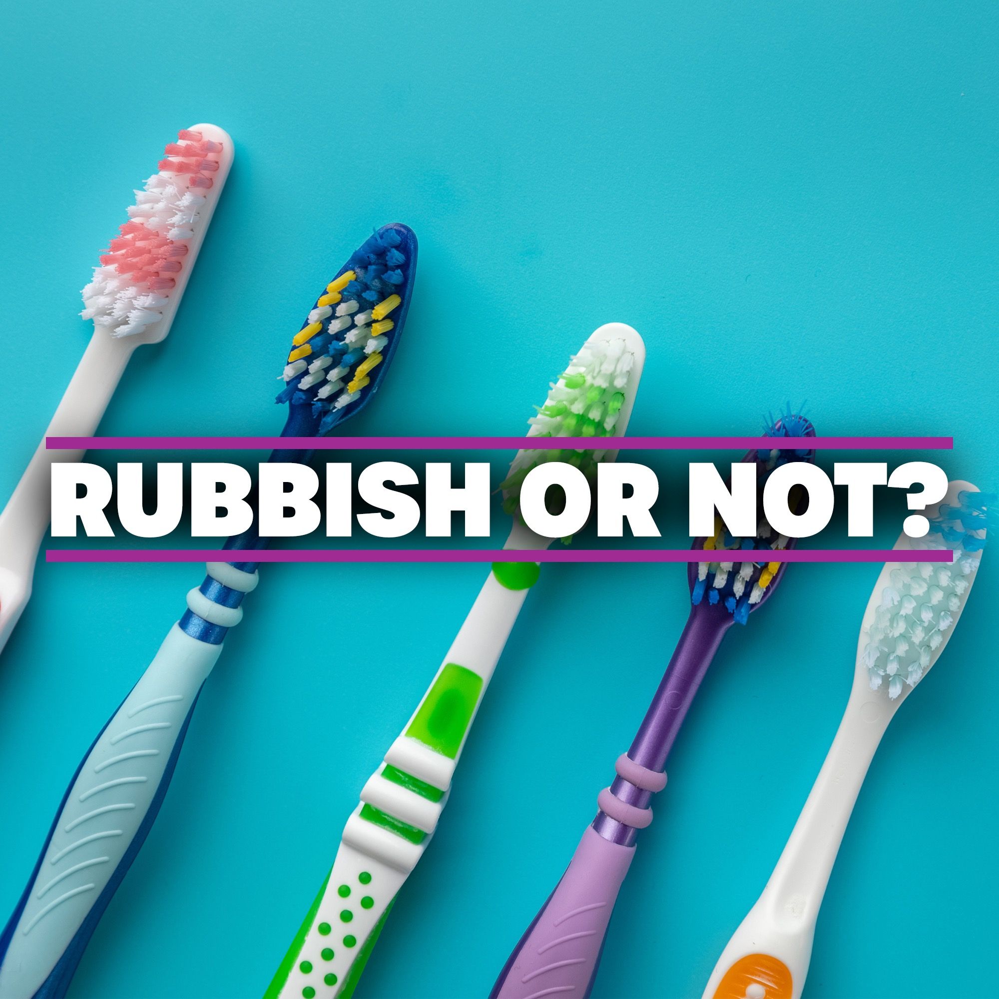 Are toothbrushes recyclable?