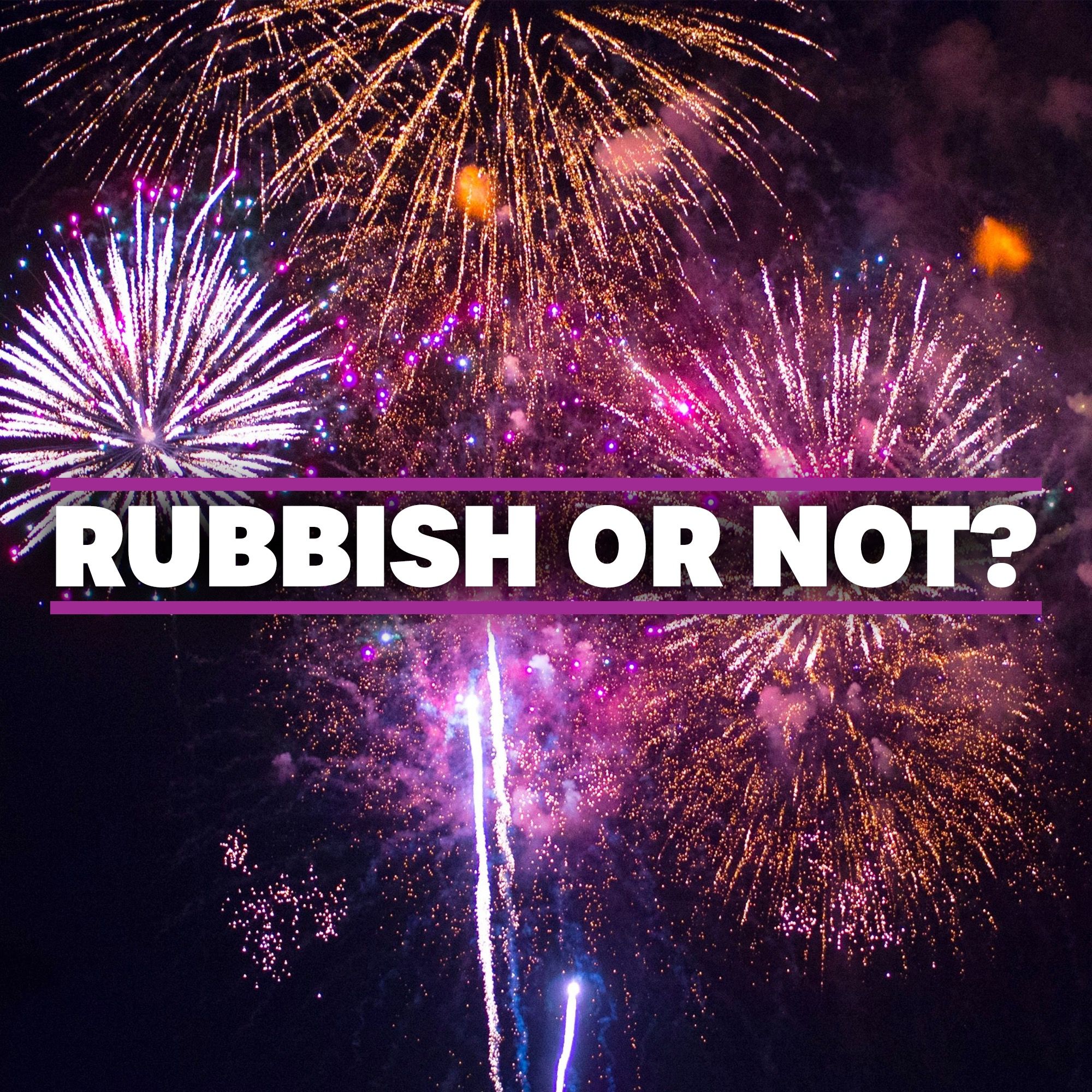Are fireworks recyclable?