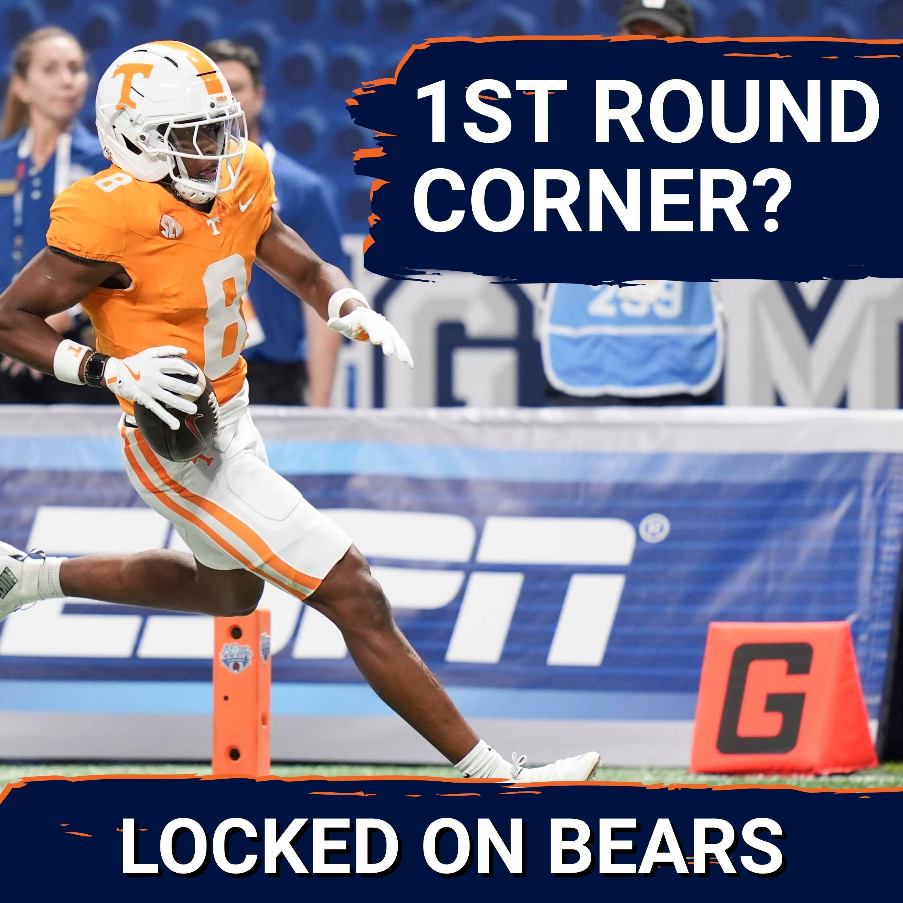 Chicago Bears best player available strategy in NFL Draft could line up a cornerback in 1st round
