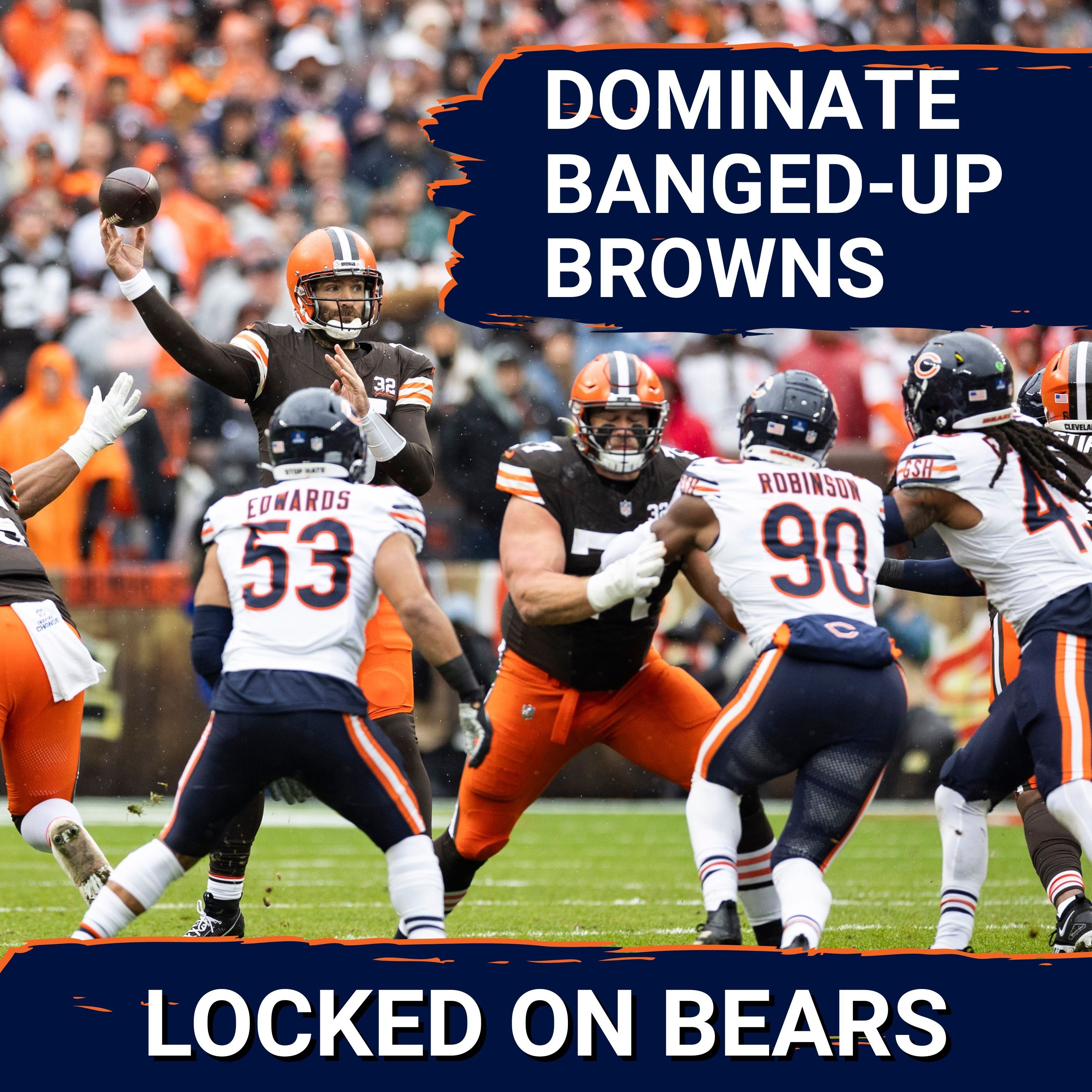 Chicago Bears should dominate banged up Cleveland Browns and get back on track for playoff push
