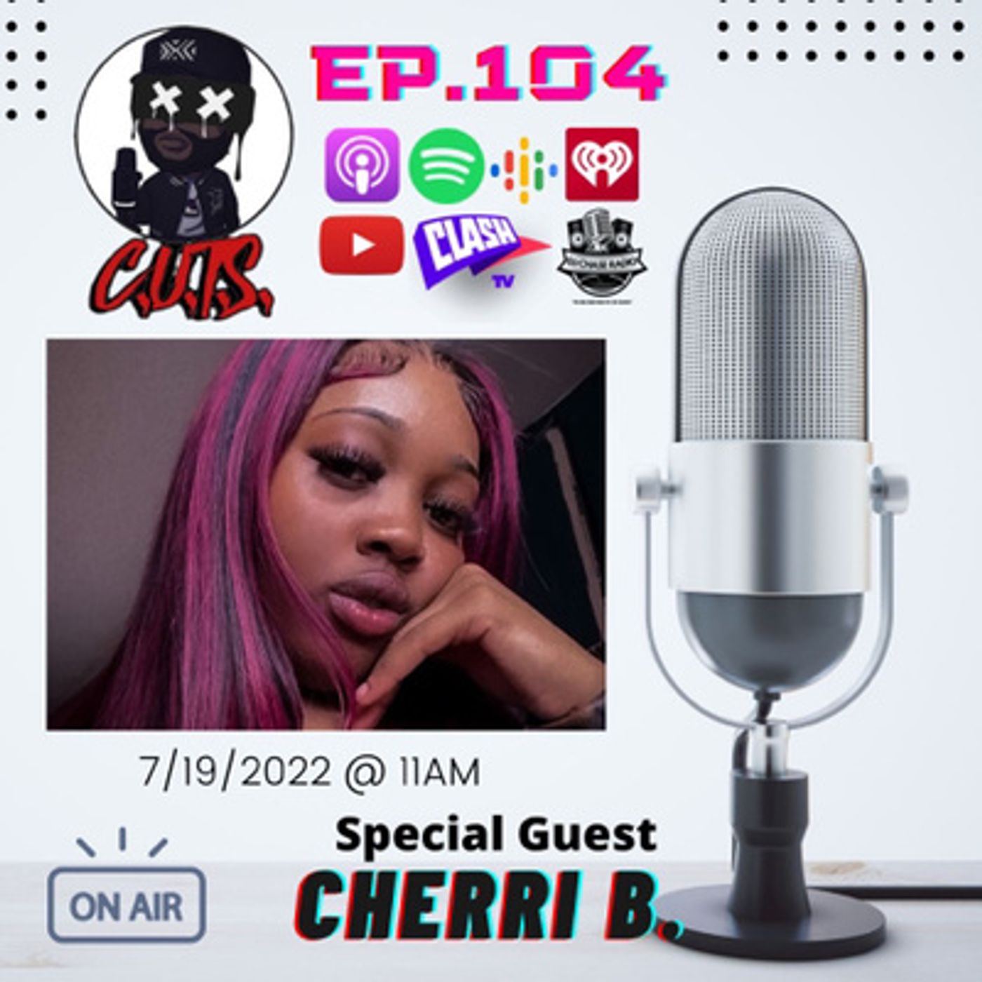 Season 5, Episode 104: "Cracking Cherries!!!!!" - Introduction of Cherri B. episode artwork