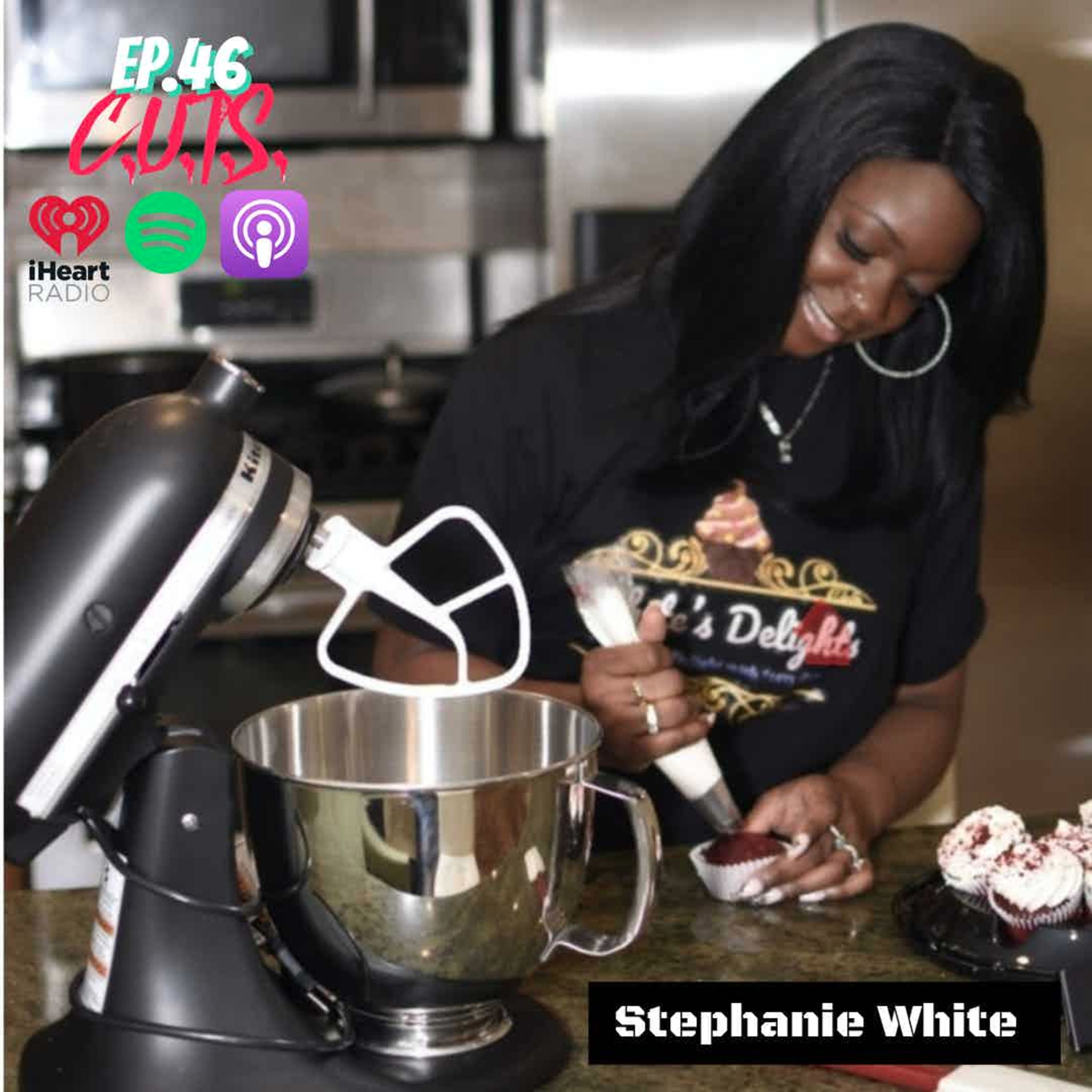 Season 2, Episode 46: How To Win A Cupcake War? - Interview w/ Stephanie White of White's Delights Pastries episode artwork