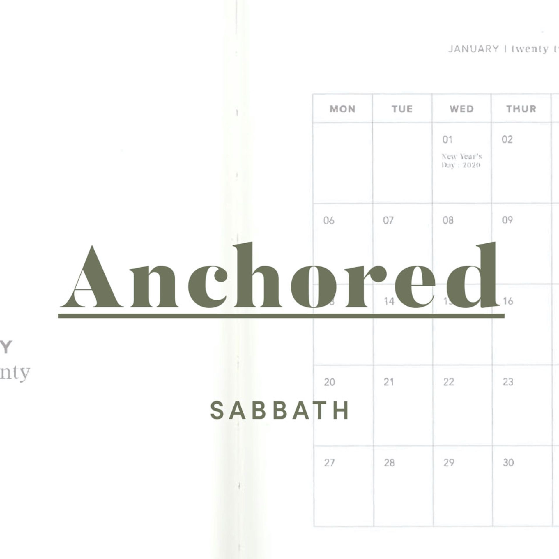Anchored 5: Sabbath