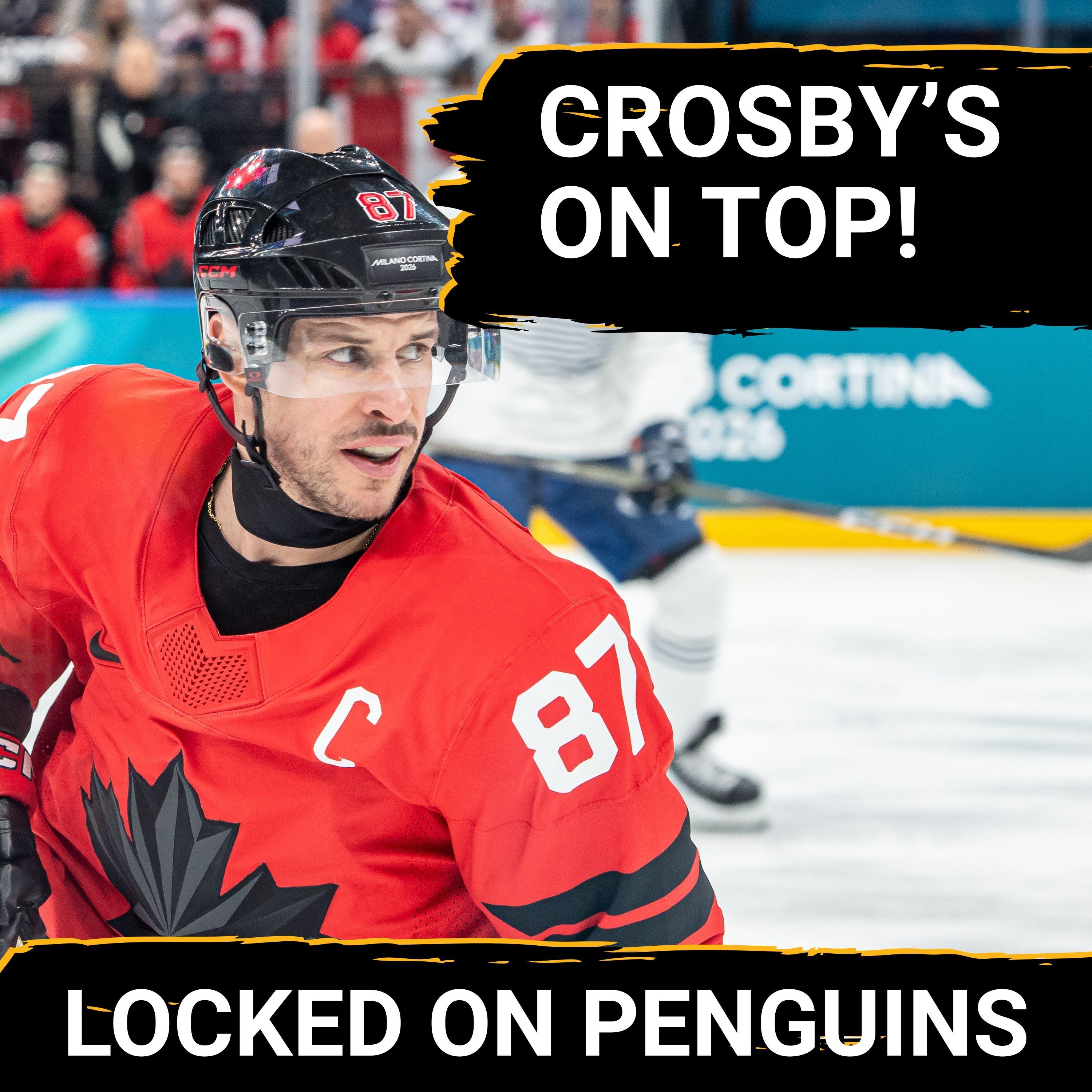 Penguins captain Sidney Crosby sets a Team Canada record!
