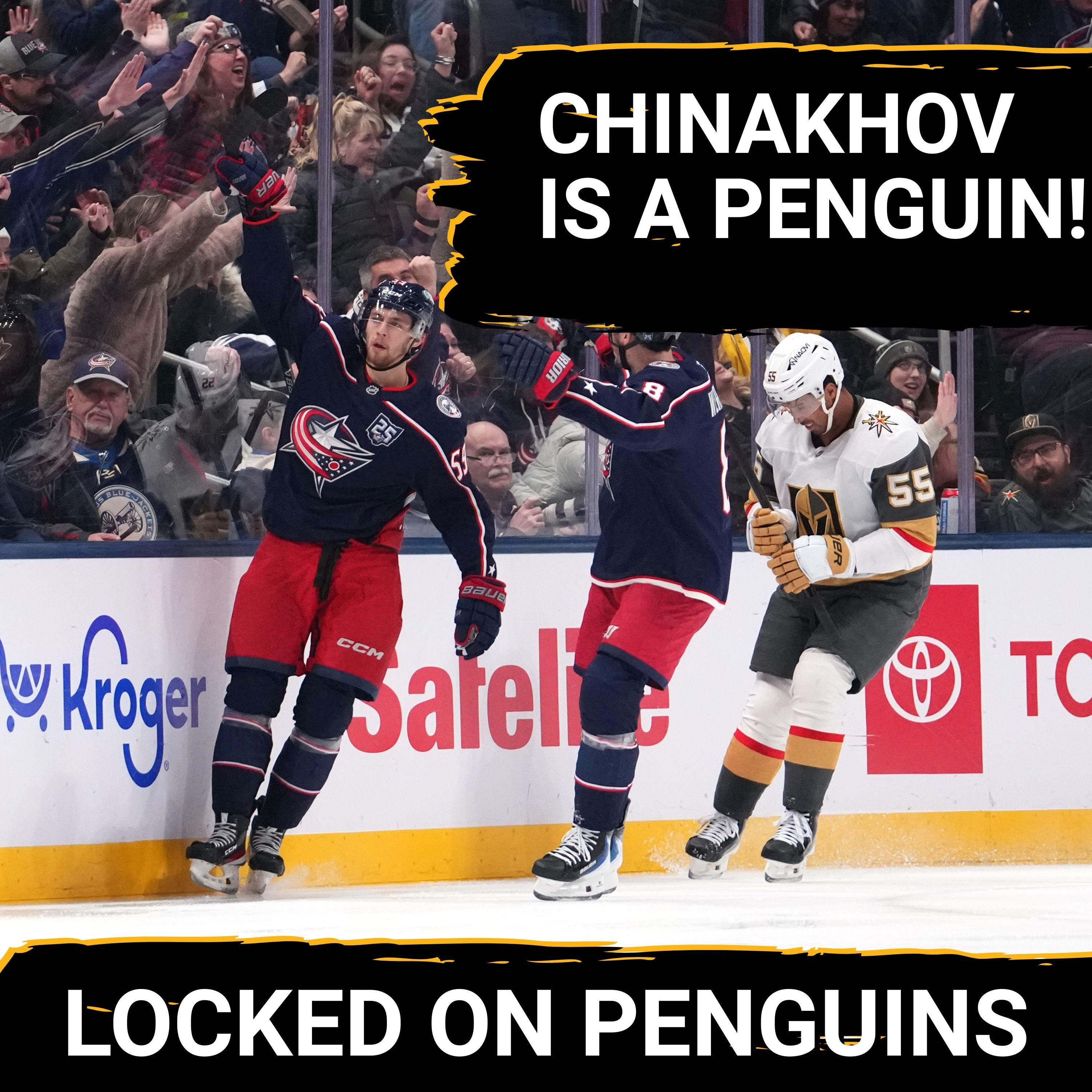 Penguins swing a BIG trade for Yegor Chinakhov on Monday!