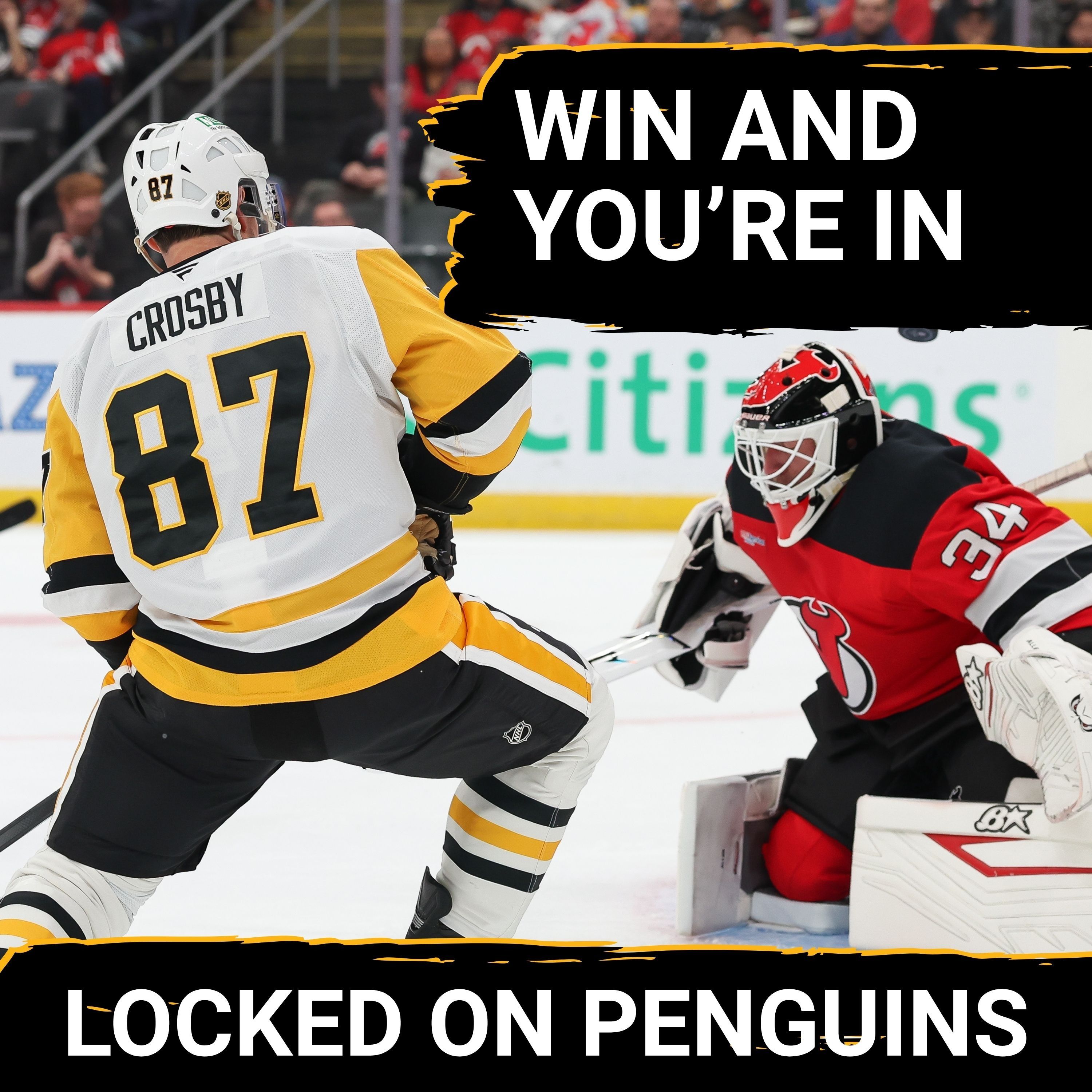 The Penguins can CLINCH a playoff spot TONIGHT!