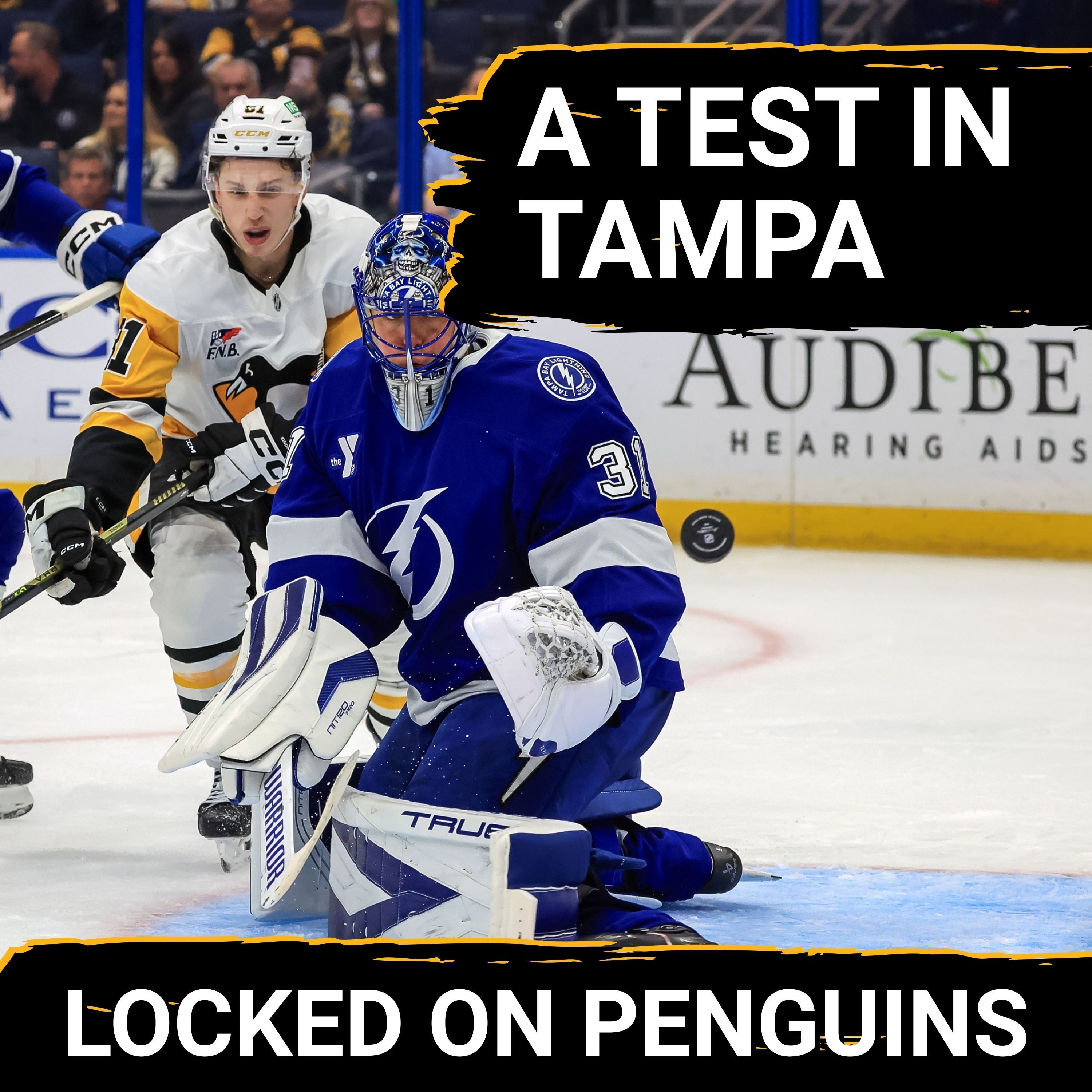 Penguins begin April with a TOUGH test in Tampa!
